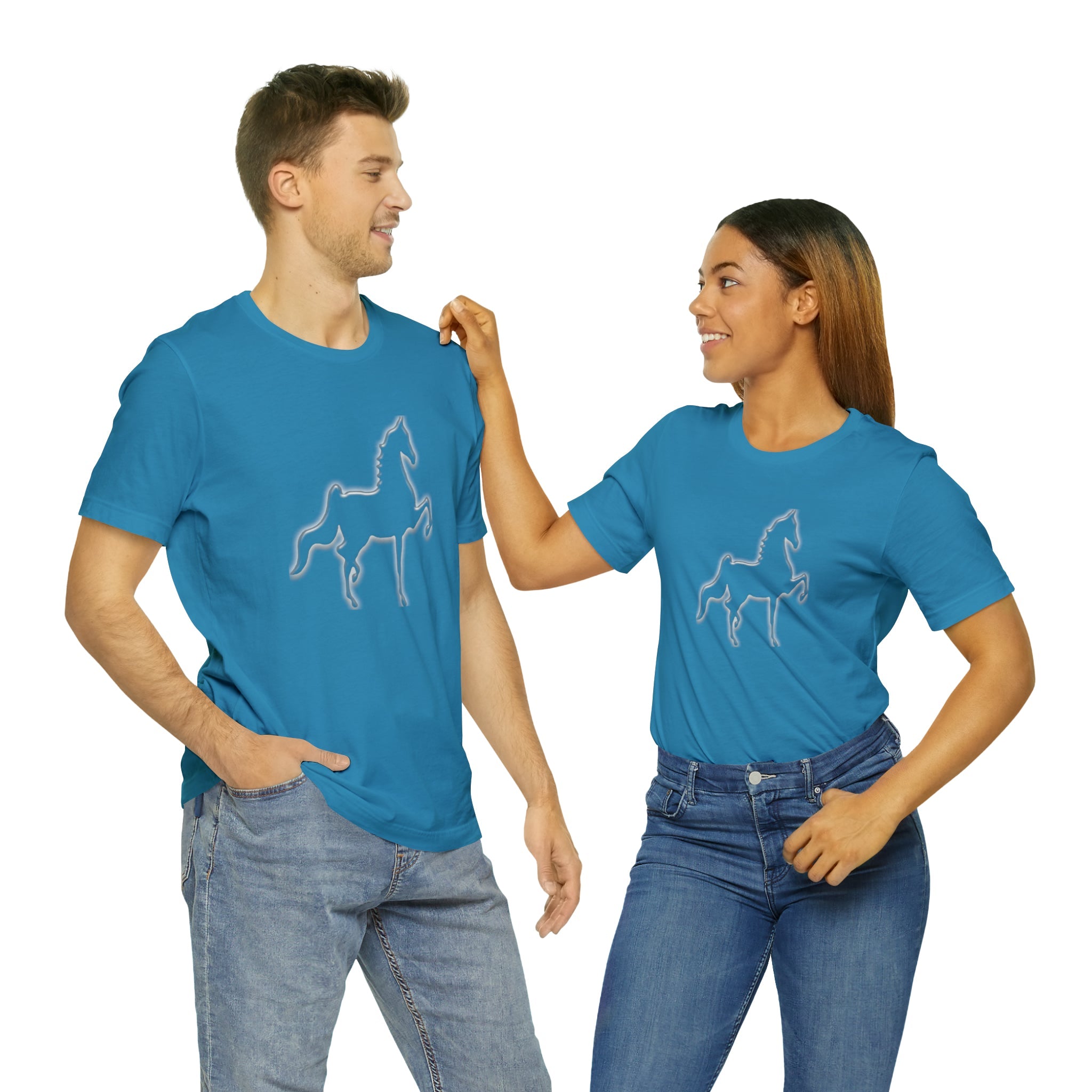 Unisex Jersey Short Sleeve Tee Saddlebred Print