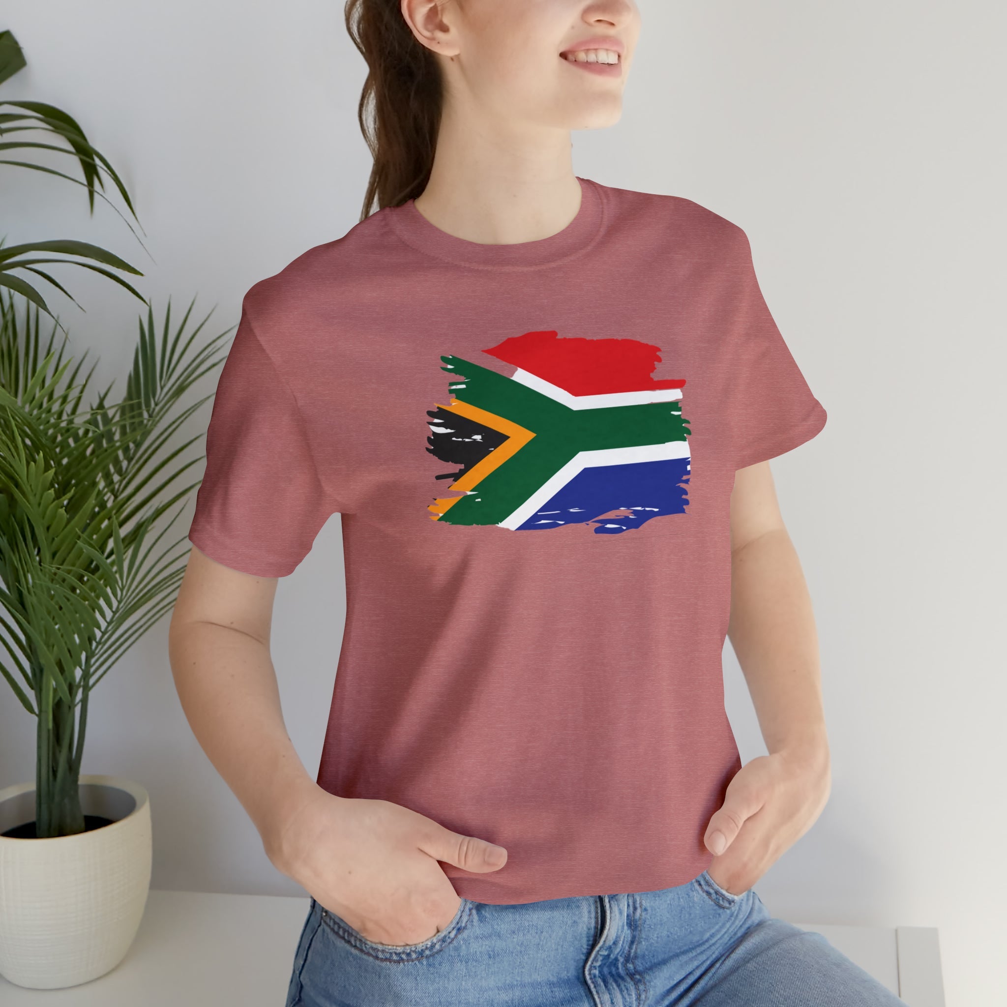 SA Flag Unisex Jersey Short Sleeve Tee