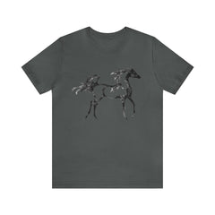 Unisex Jersey Short Sleeve Tee Arabian Horse Print