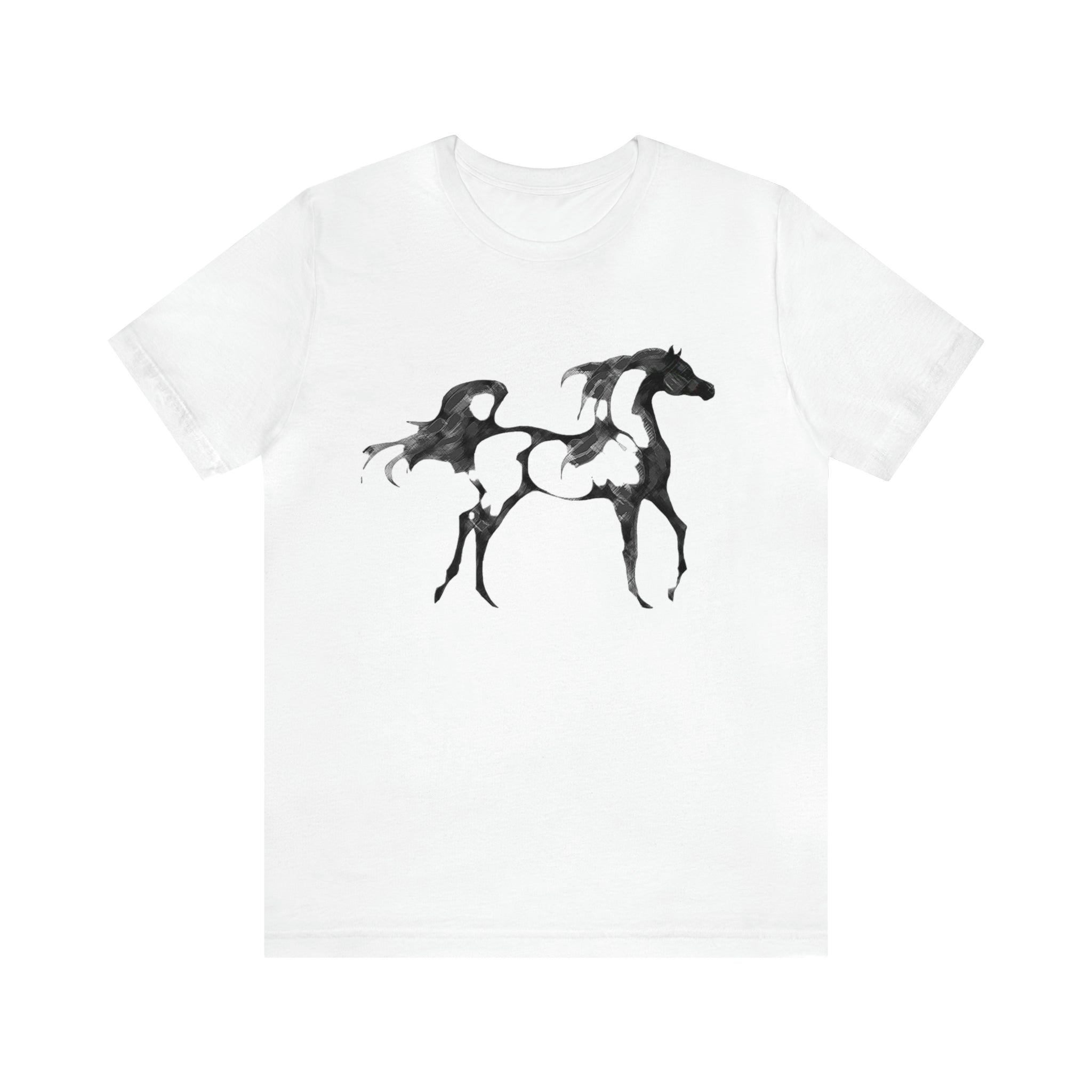 Unisex Jersey Short Sleeve Tee Arabian Horse Print