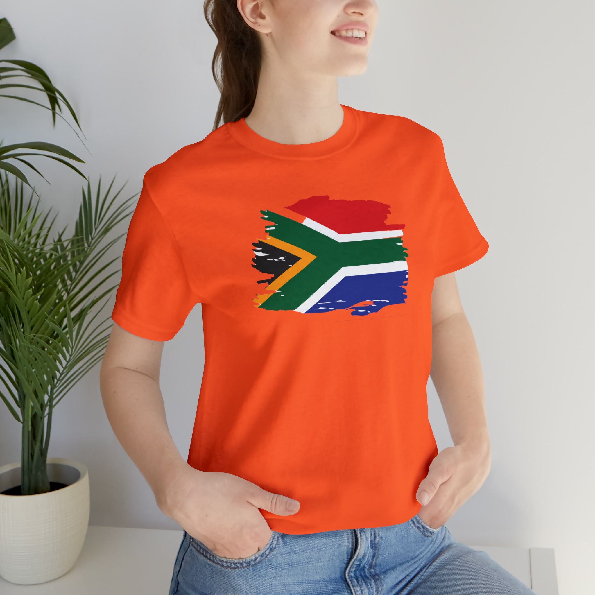 SA Flag Unisex Jersey Short Sleeve Tee