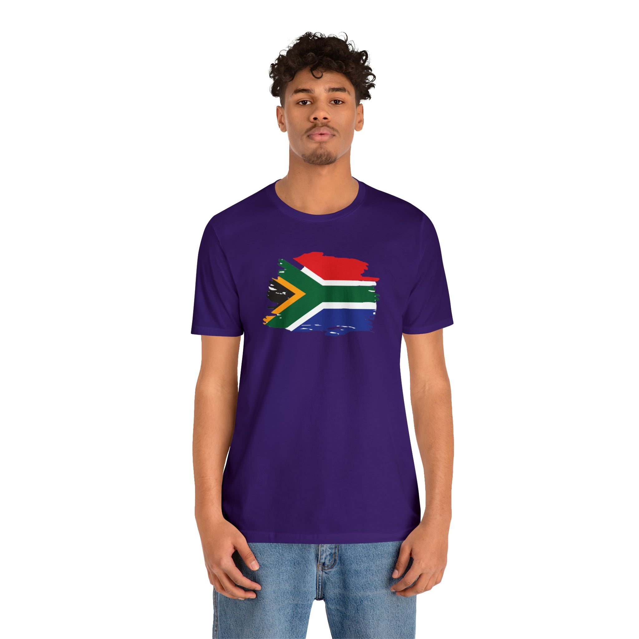 SA Flag Unisex Jersey Short Sleeve Tee