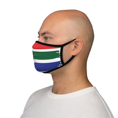 SA Flag Fitted Polyester Face Mask