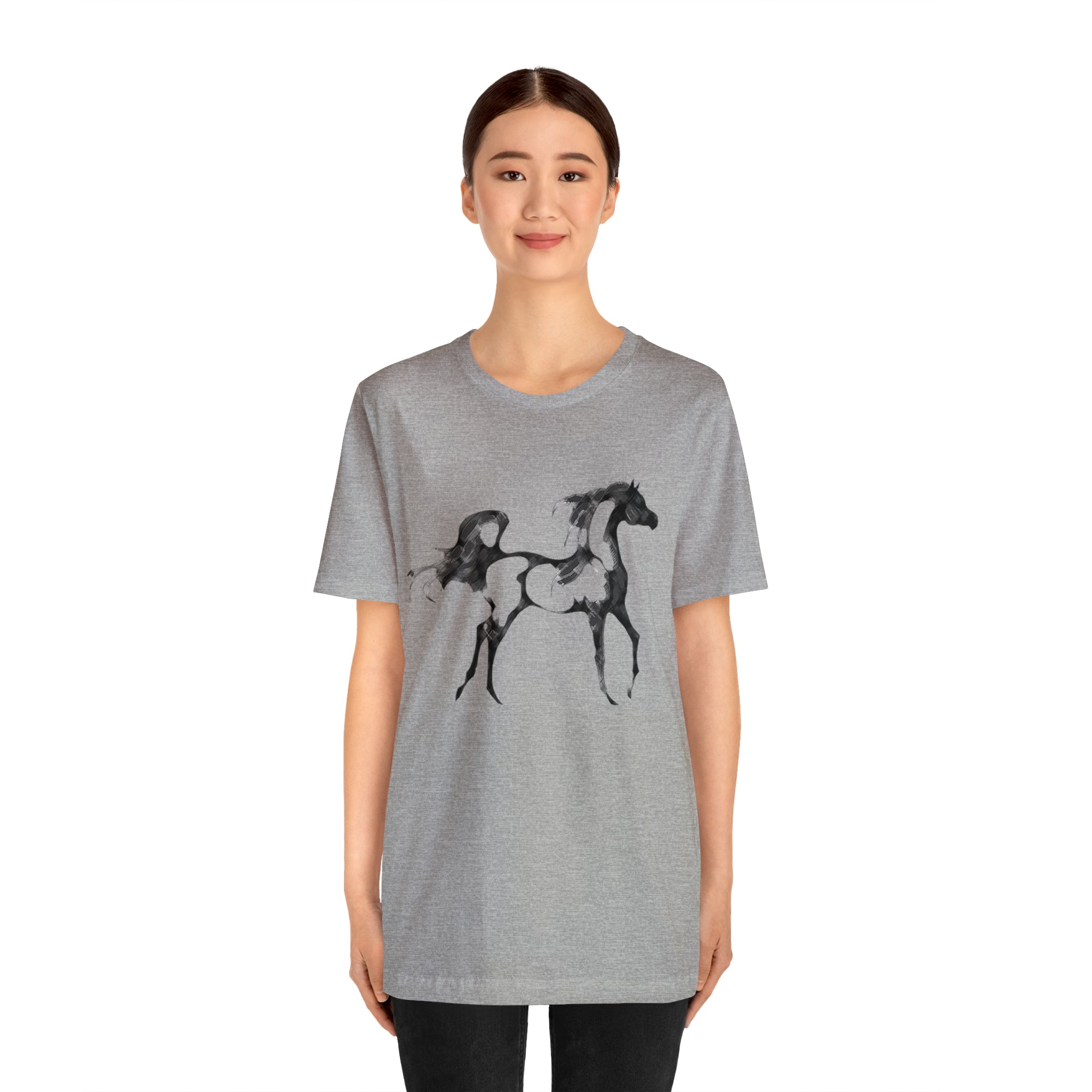 Unisex Jersey Short Sleeve Tee Arabian Horse Print