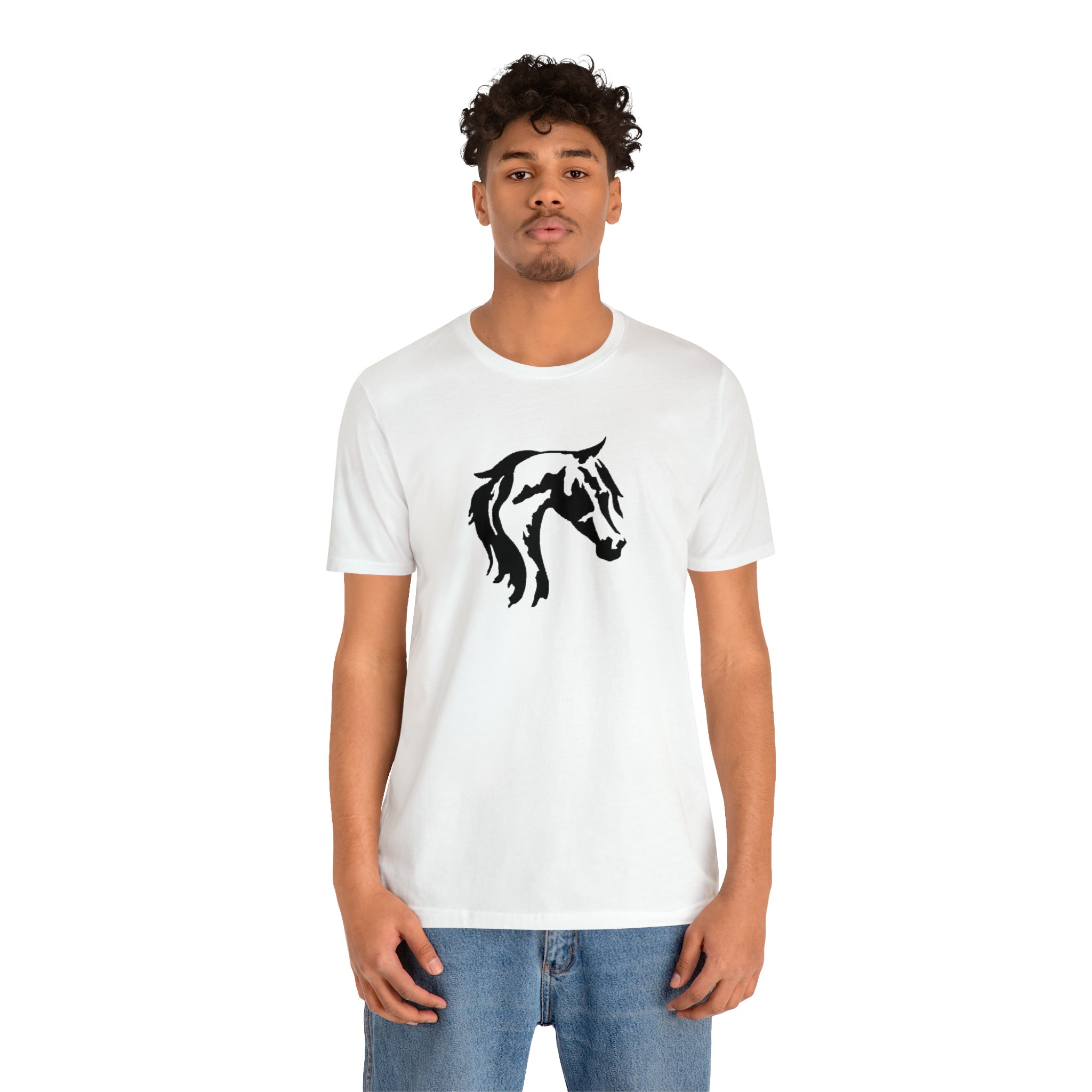 Unisex Jersey Short Sleeve Tee with Arab Head Print