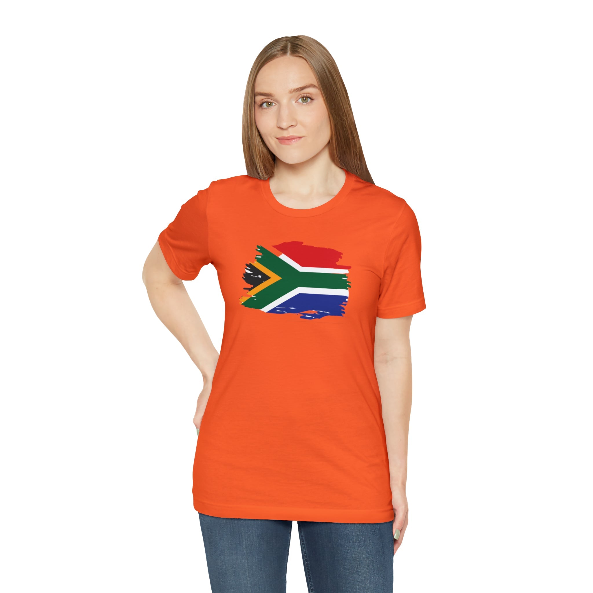 SA Flag Unisex Jersey Short Sleeve Tee