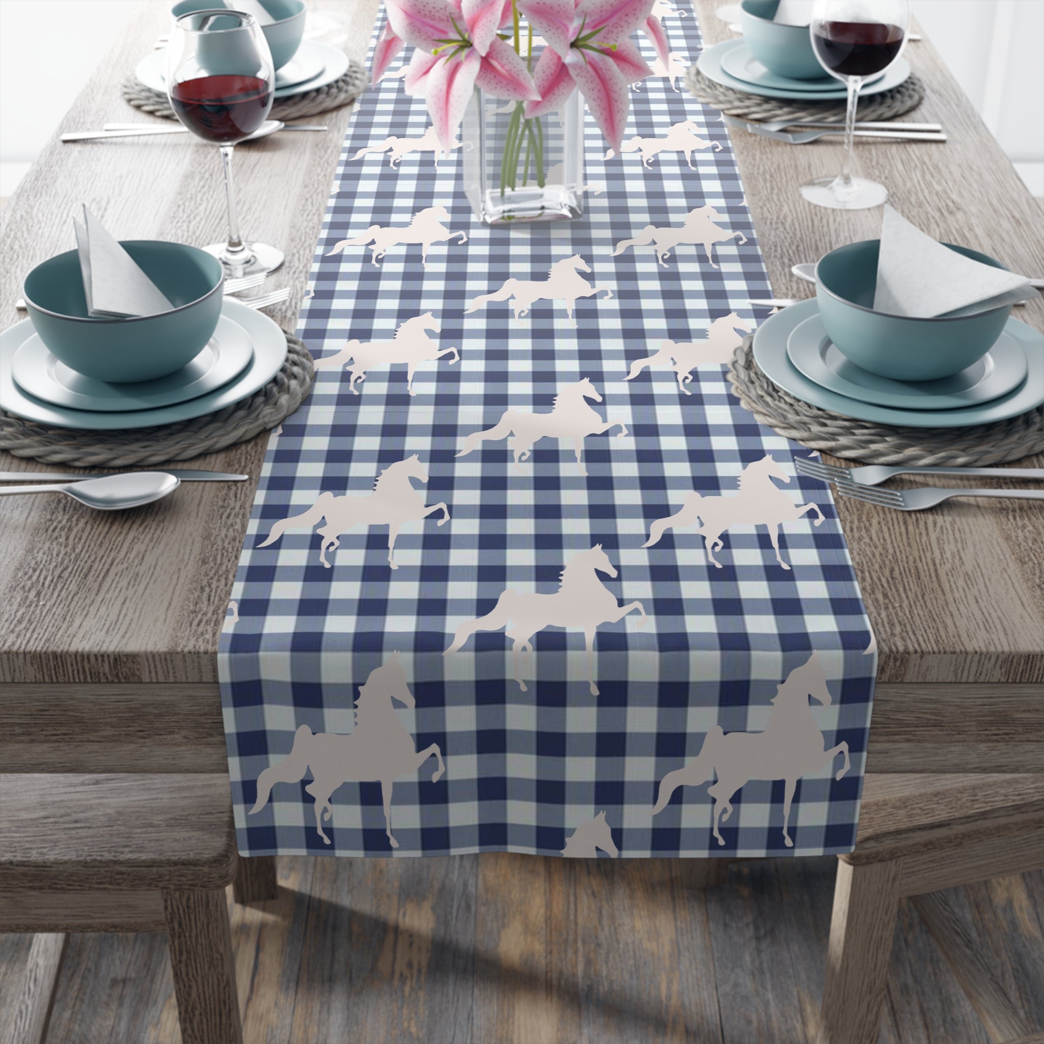 Saddlebred Table Runner (Cotton, Poly)