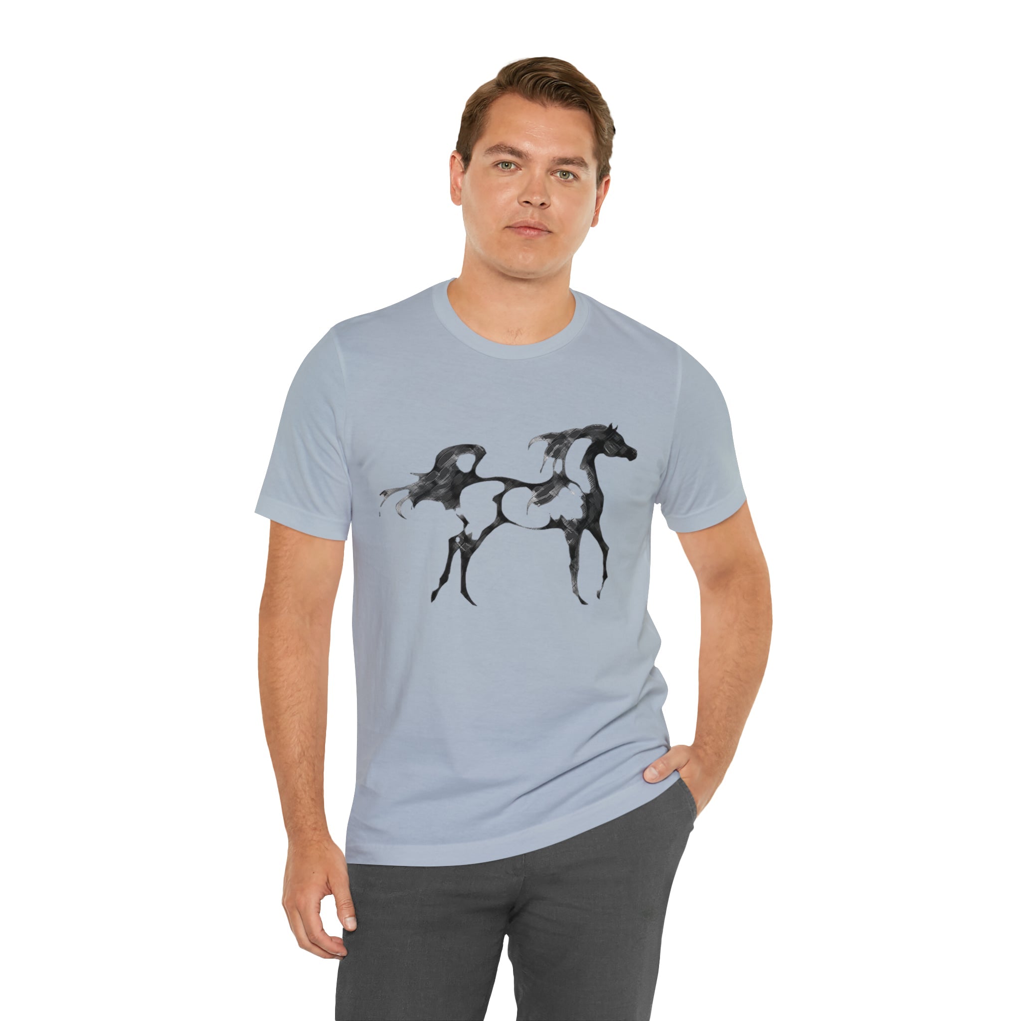 Unisex Jersey Short Sleeve Tee Arabian Horse Print