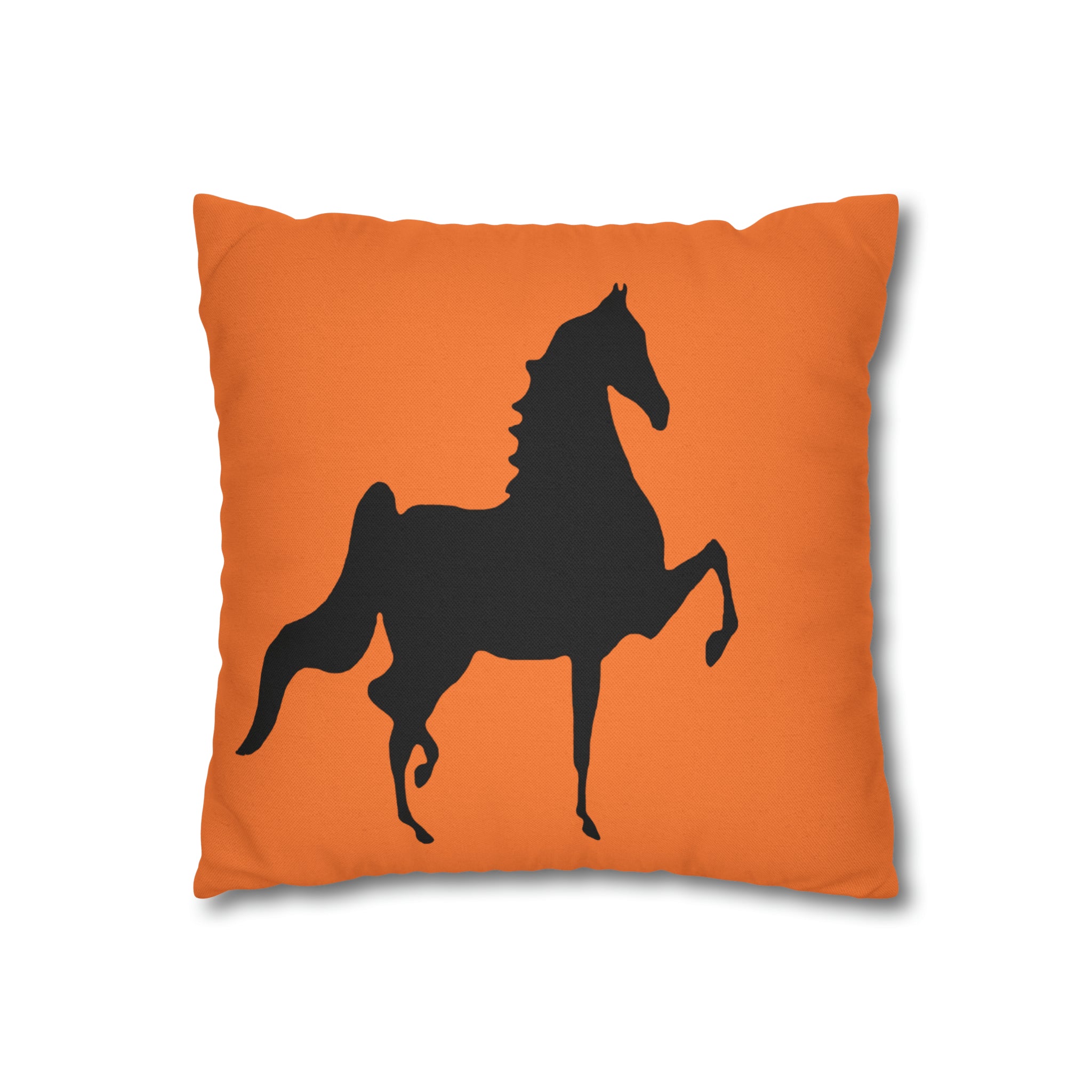 Saddlebred Print Spun Polyester Square Pillow Case