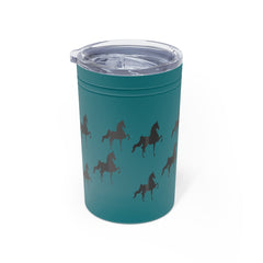 Saddlebred Print Vacuum Tumbler & Insulator, 11oz.