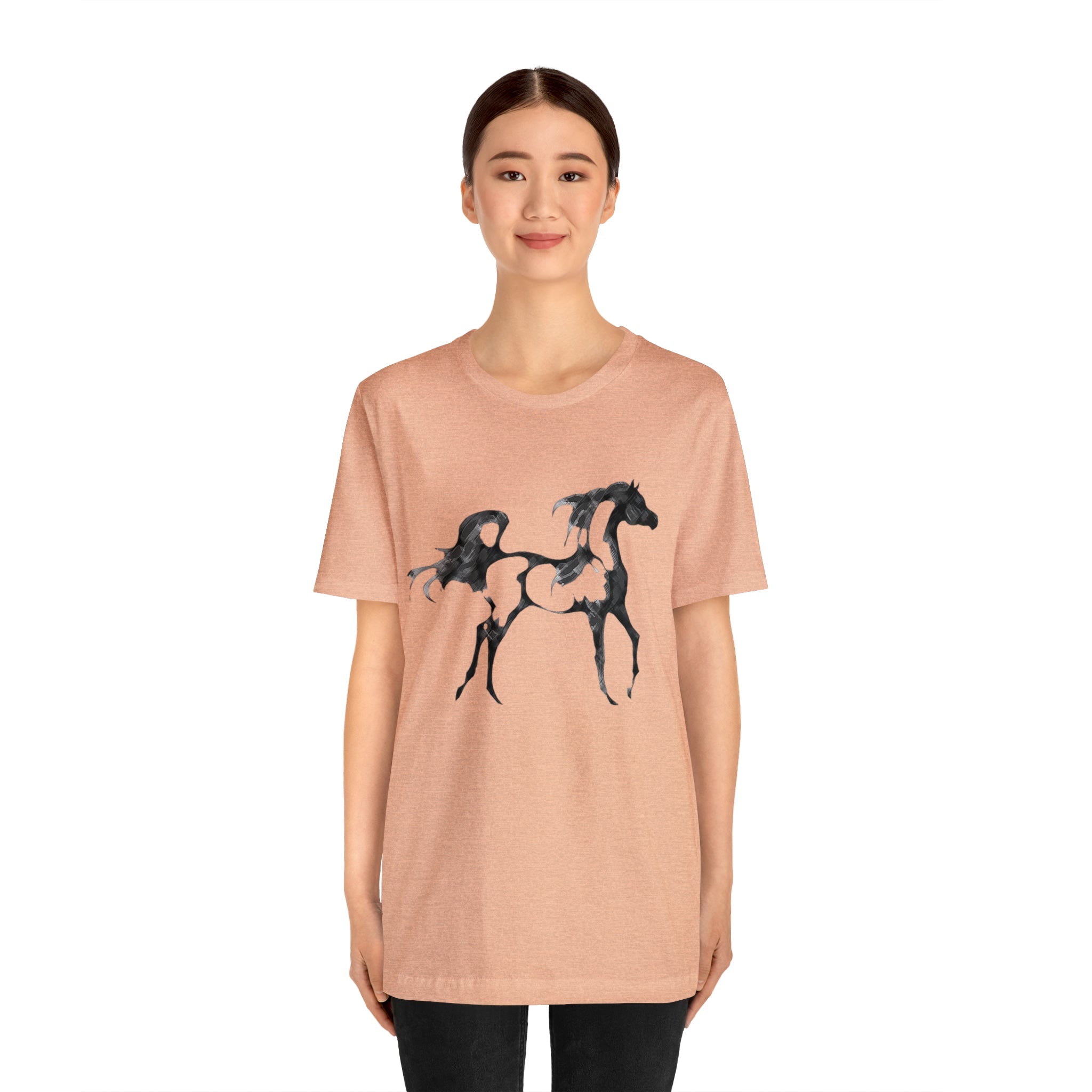 Unisex Jersey Short Sleeve Tee Arabian Horse Print