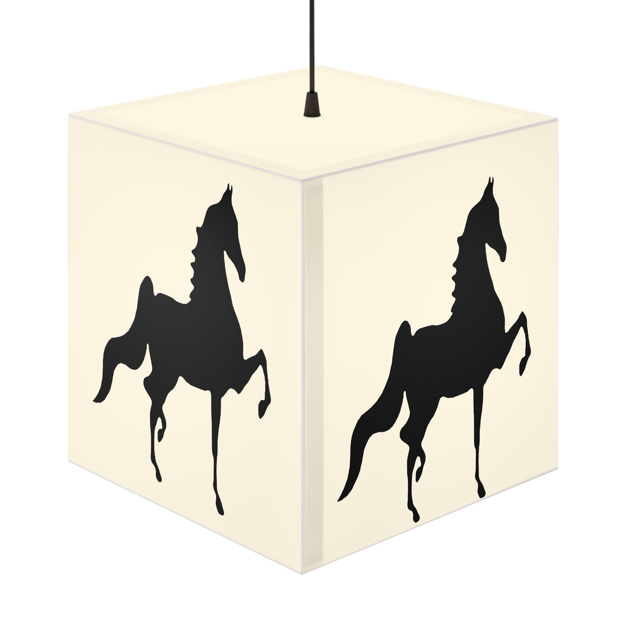 Personalized Lamp Saddlebred Print