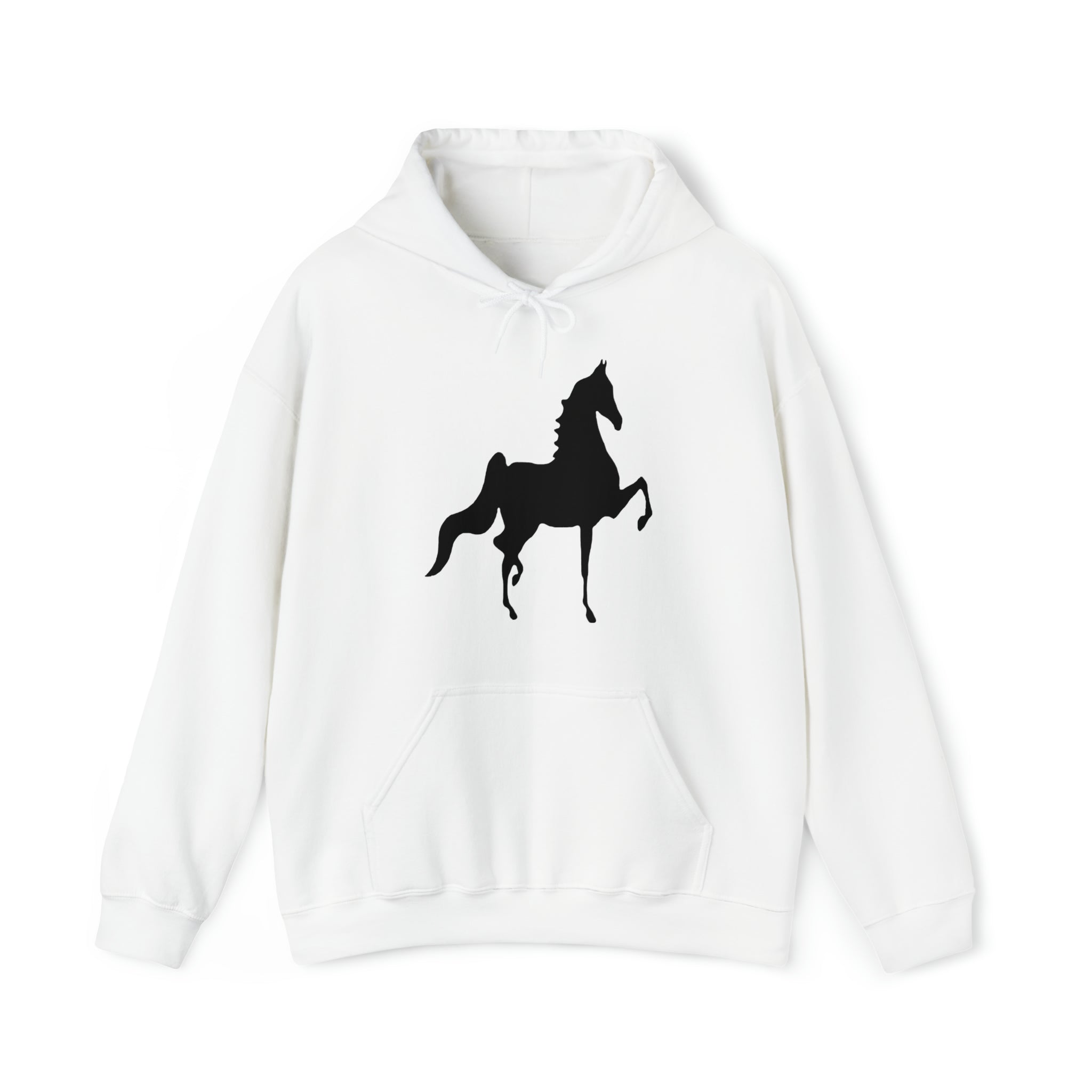 Unisex Heavy Blend™ Hooded Sweatshirt Front Print Saddlebred