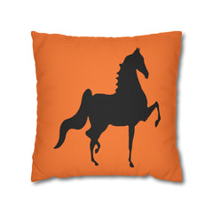 Saddlebred Print Spun Polyester Square Pillow Case - AdeleEmbroidery