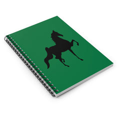 Spiral Notebook - Ruled Line Saddlebred Print