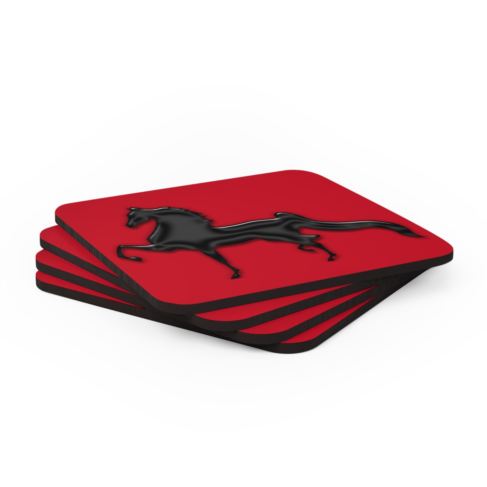 Horse Corkwood Coaster Set