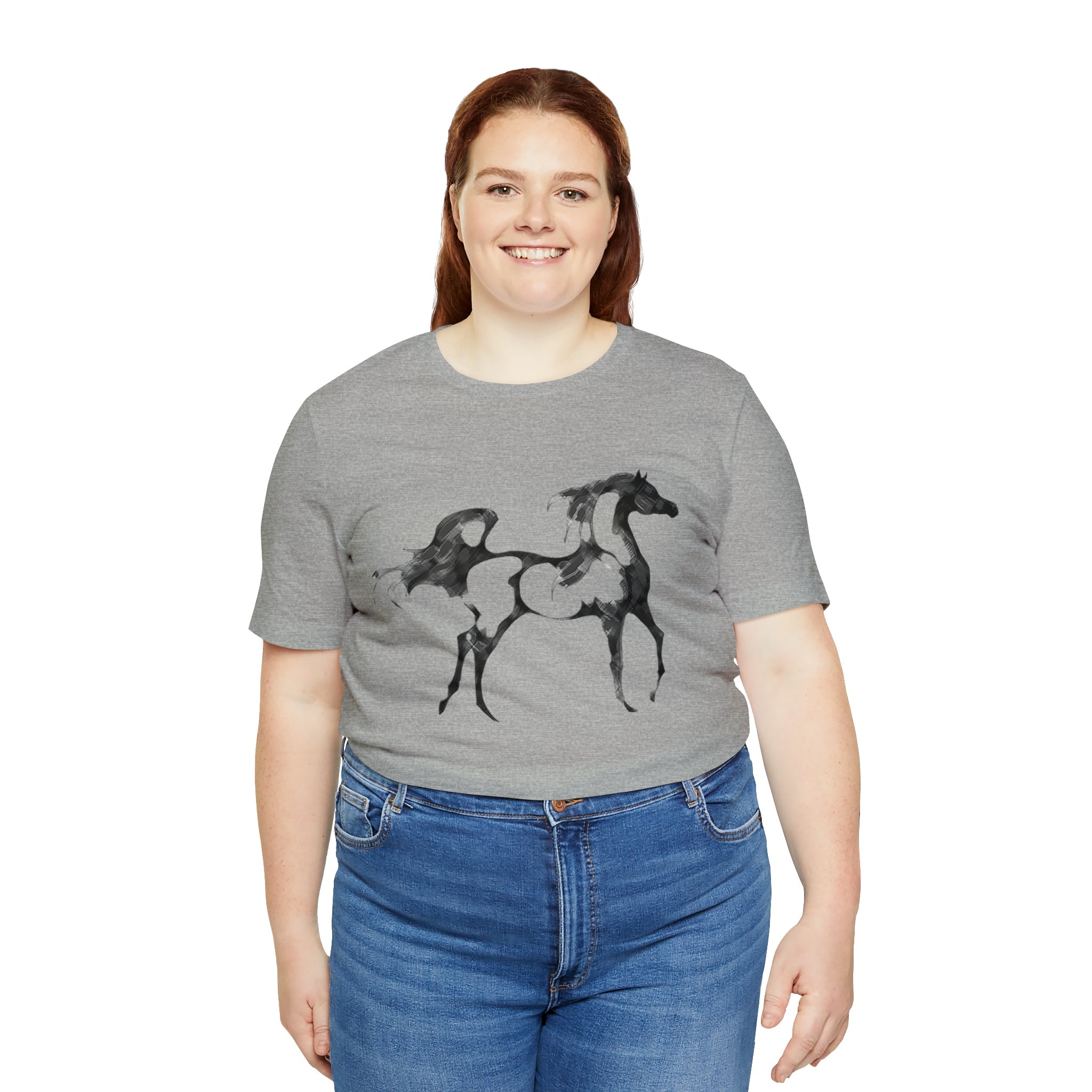 Unisex Jersey Short Sleeve Tee Arabian Horse Print