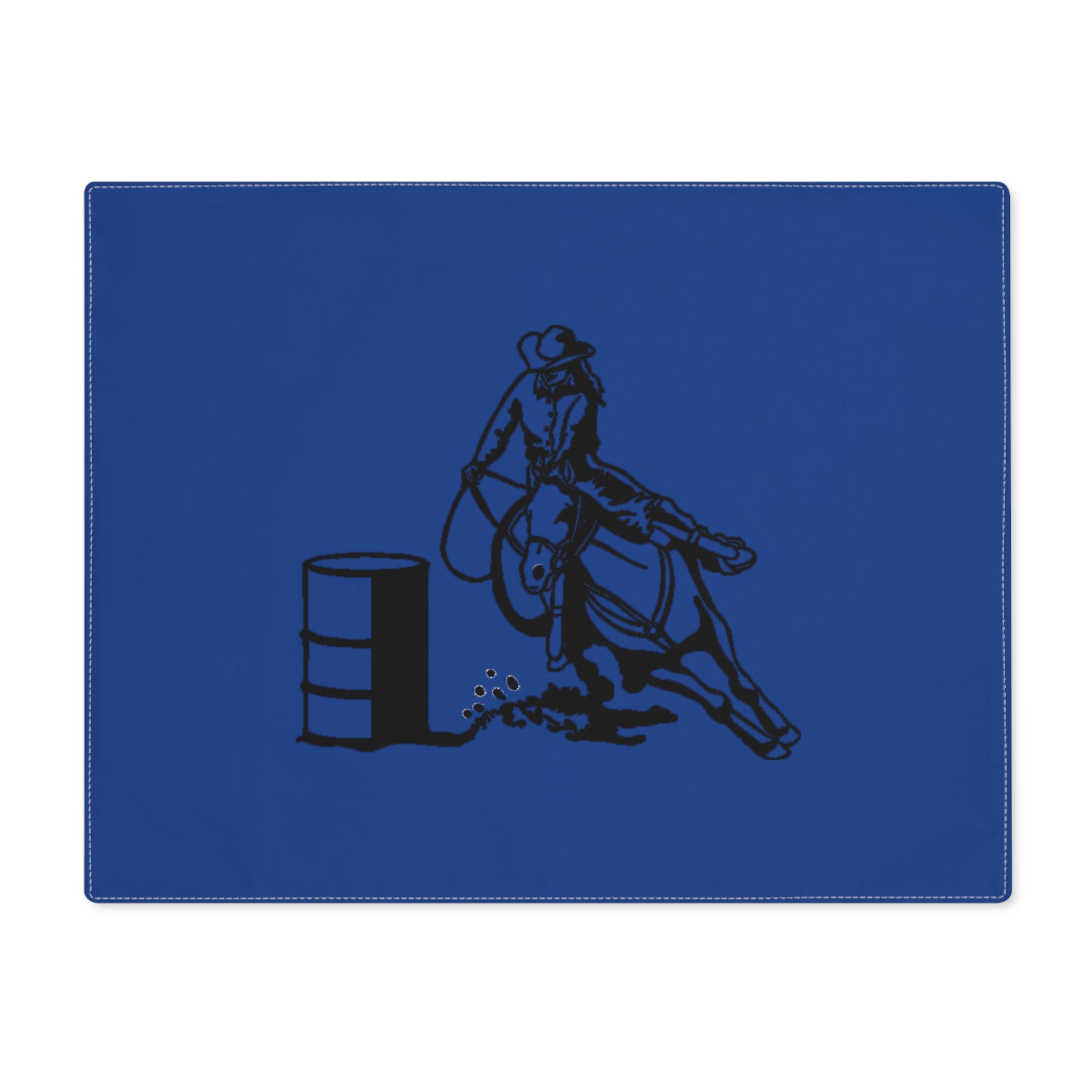 Barrel Racer Placemat Blue