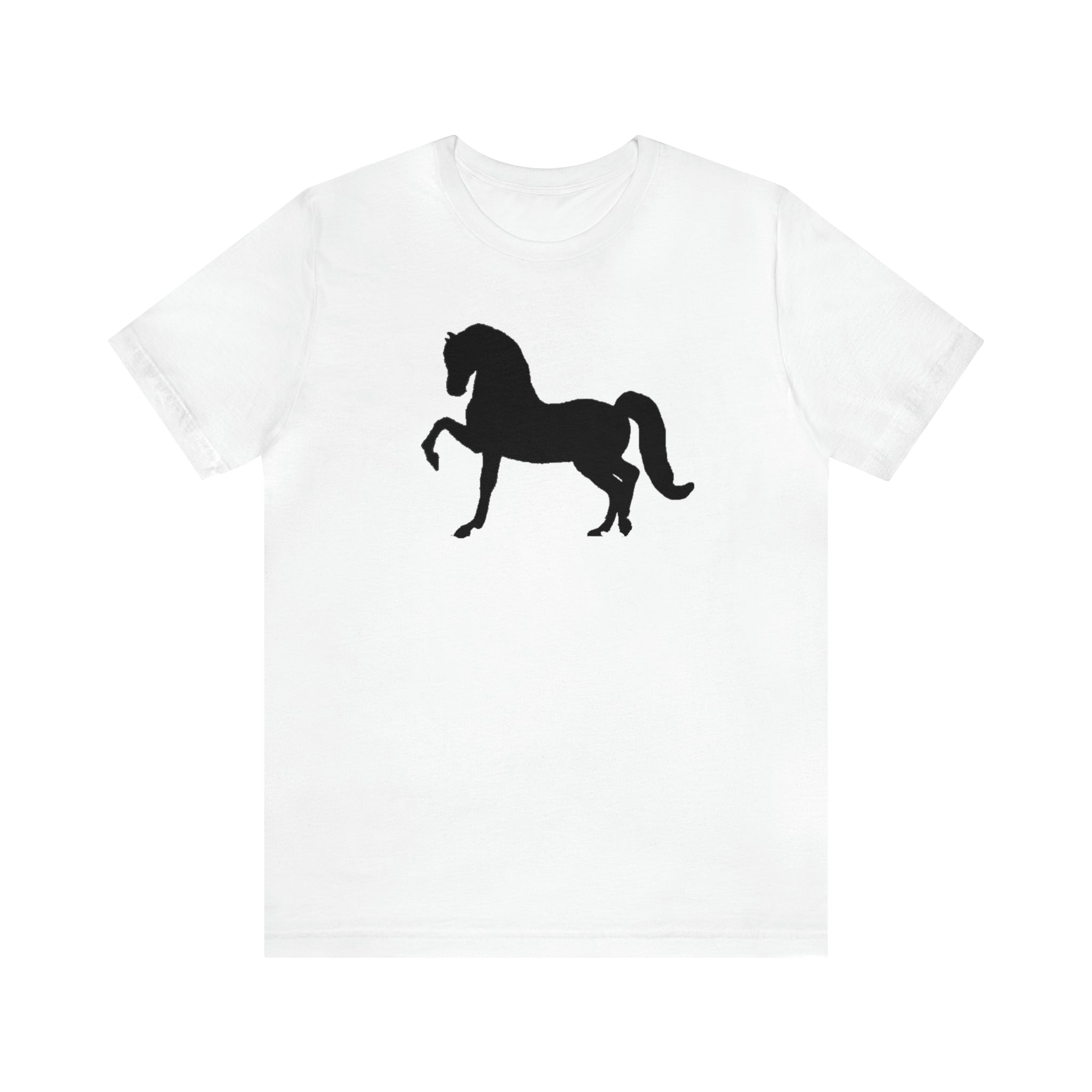 Unisex Jersey Short Sleeve Tee with Front Morgan Horse Print