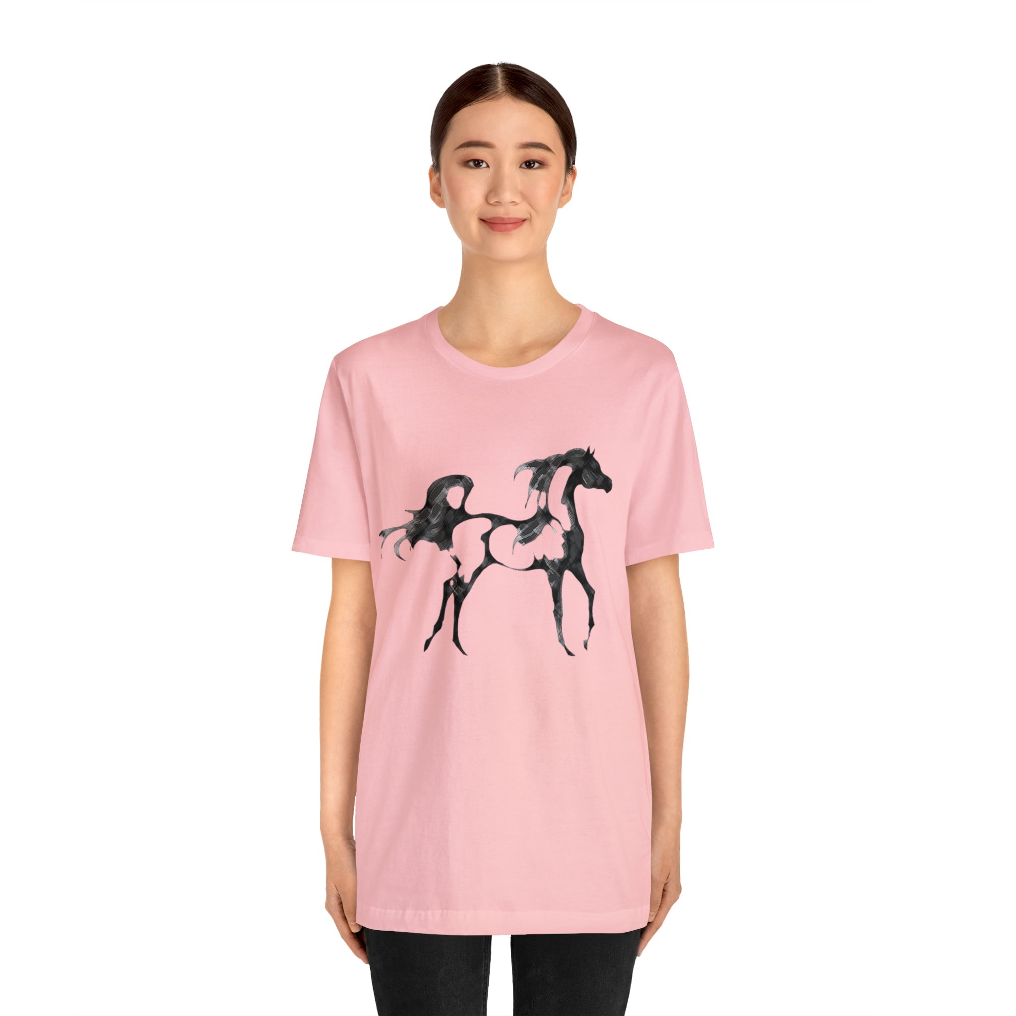 Unisex Jersey Short Sleeve Tee Arabian Horse Print