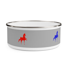 Enamel Bowl Saddlebred Print