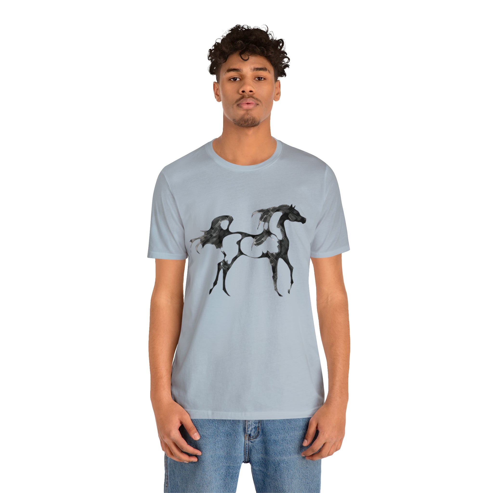 Unisex Jersey Short Sleeve Tee Arabian Horse Print