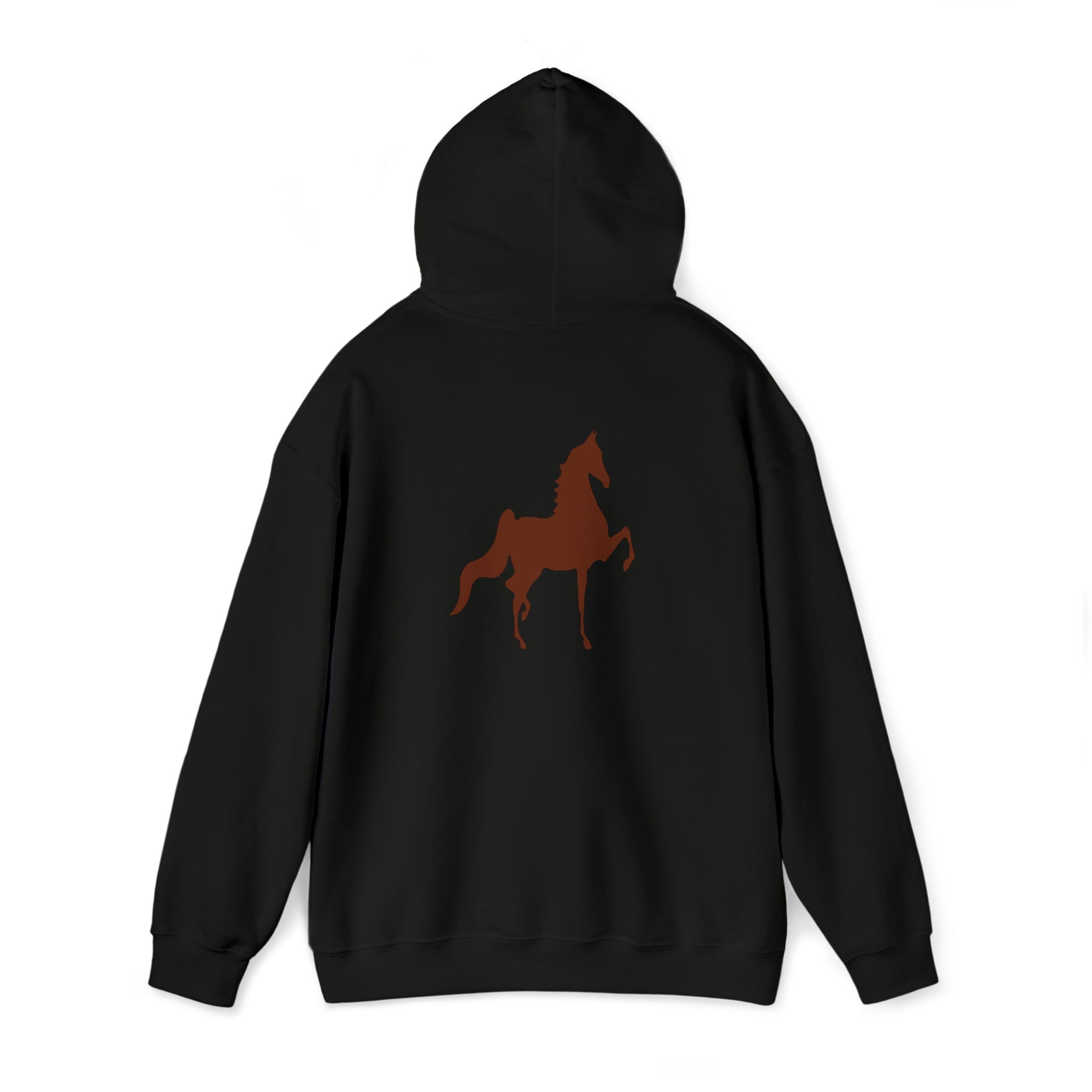 Unisex Heavy Blend™ Hooded Sweatshirt Front and Back Saddlebred Print