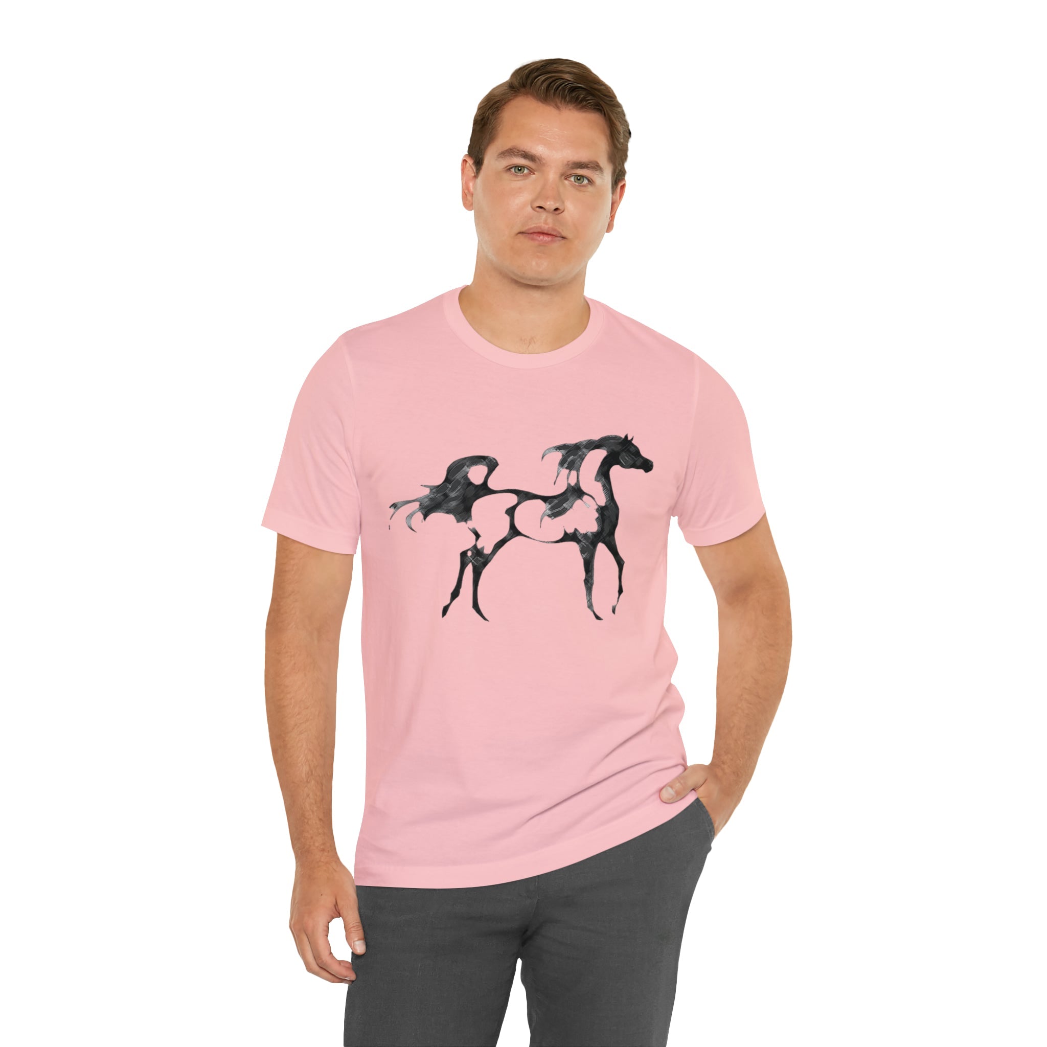 Unisex Jersey Short Sleeve Tee Arabian Horse Print