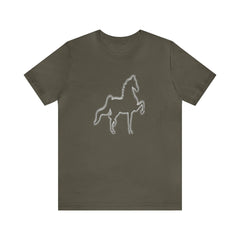 Unisex Jersey Short Sleeve Tee Saddlebred Print