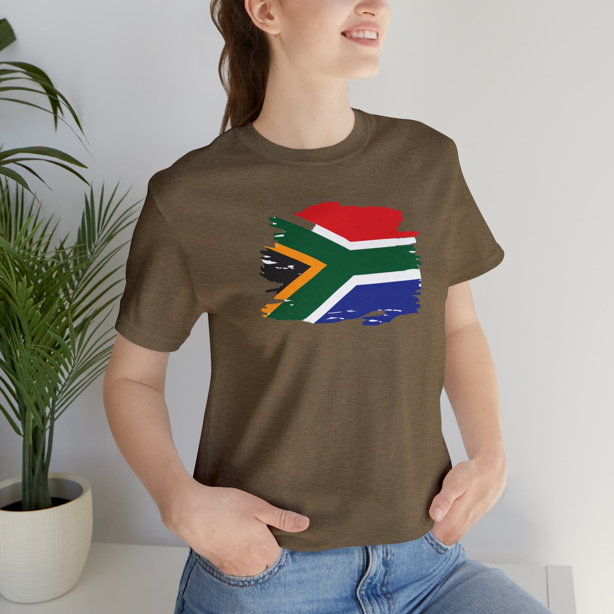 SA Flag Unisex Jersey Short Sleeve Tee