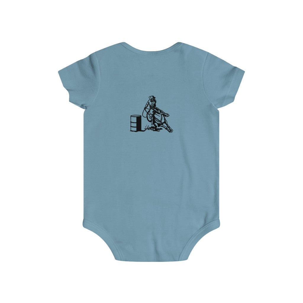 Barrel Racer Infant Rip Snap Tee