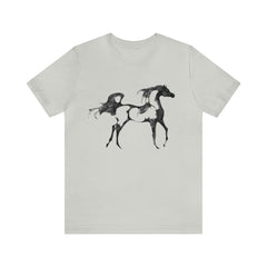 Unisex Jersey Short Sleeve Tee Arabian Horse Print