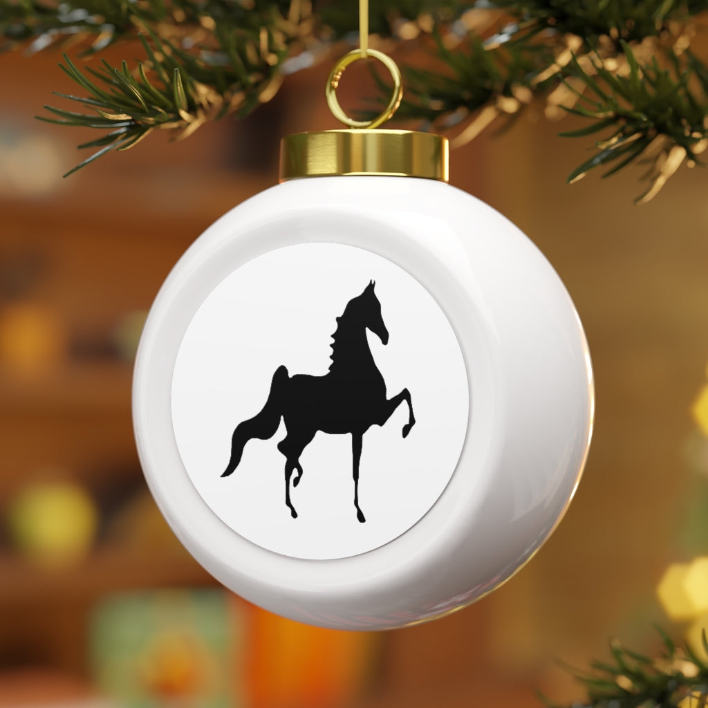 Saddlebred Christmas Ball Ornament