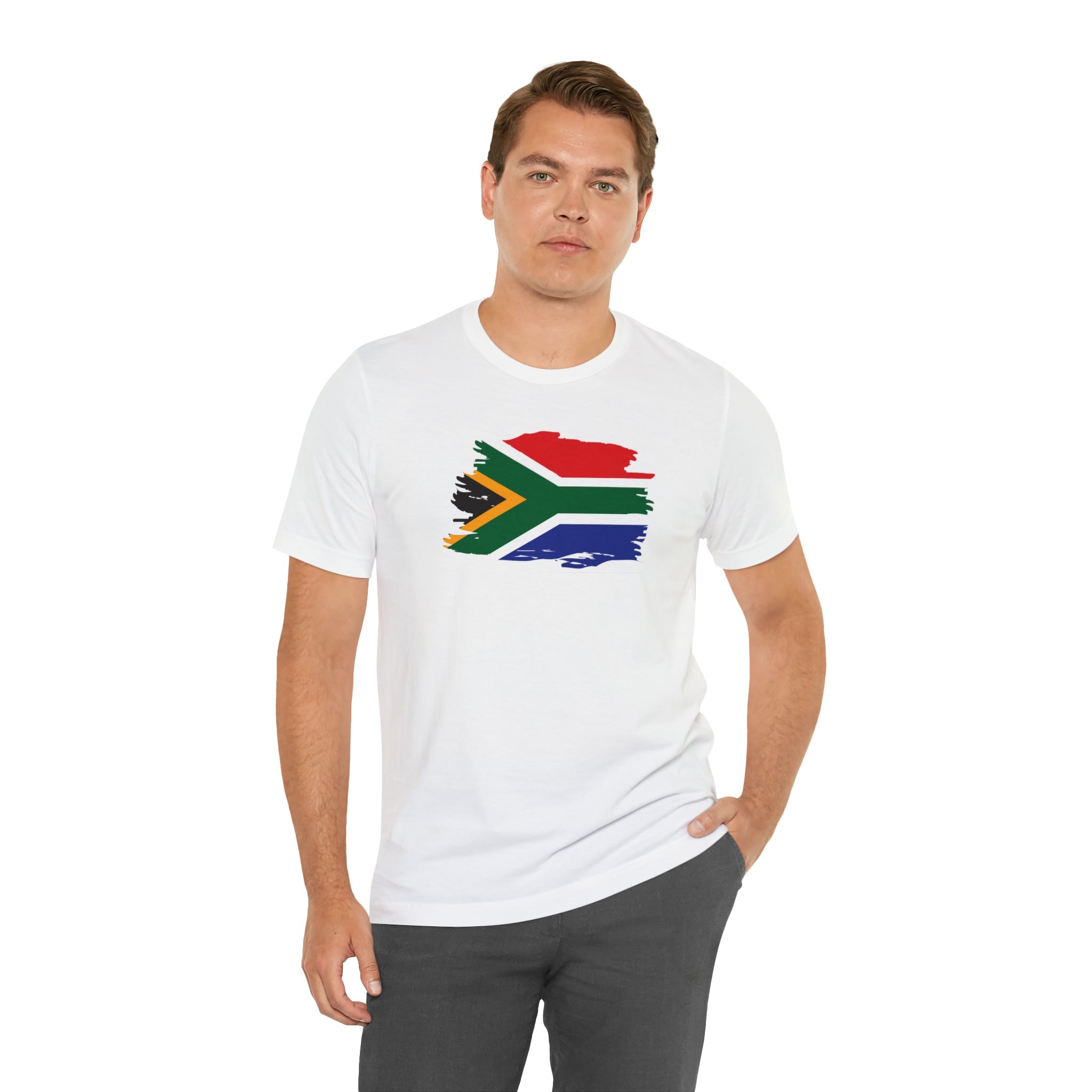 SA Flag Unisex Jersey Short Sleeve Tee