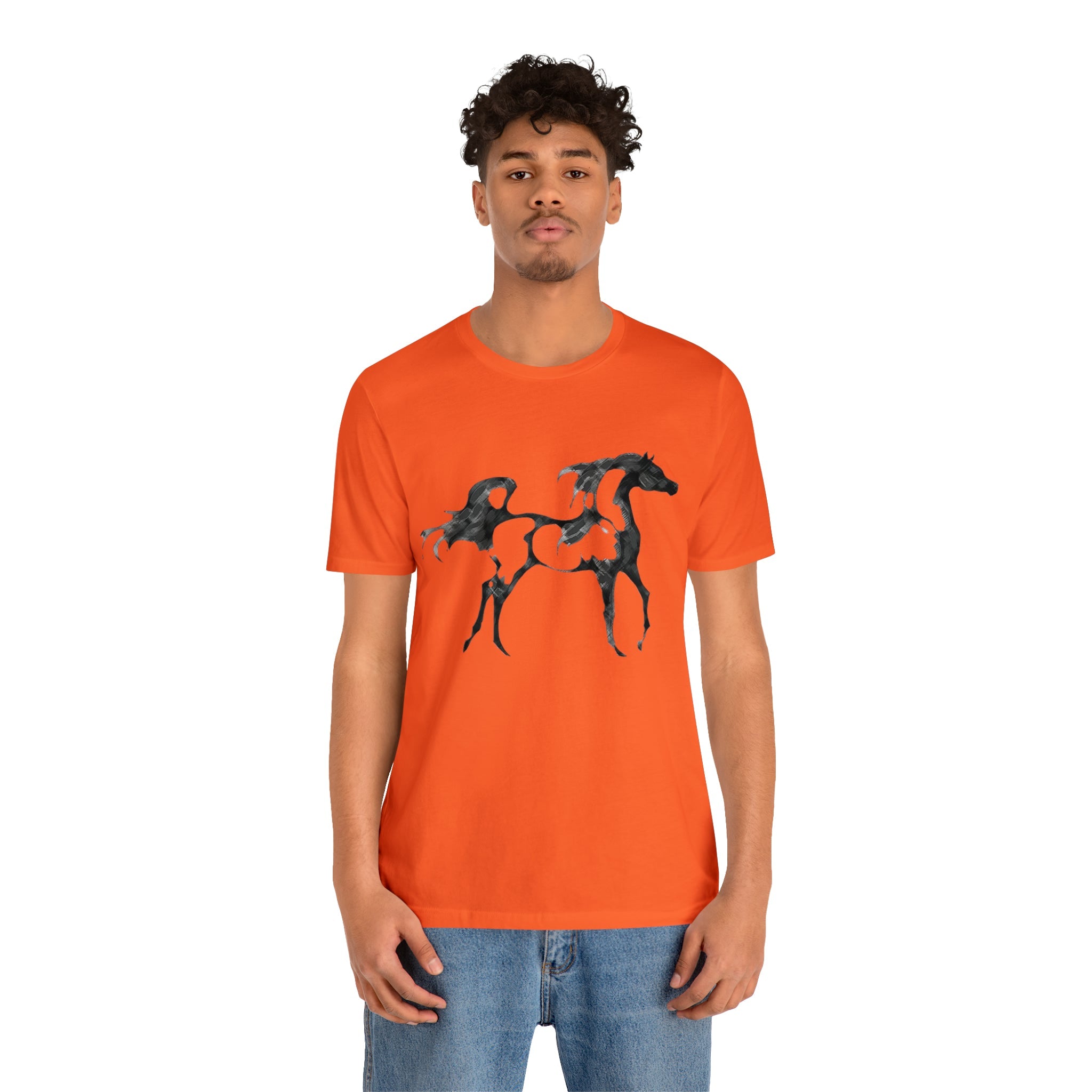 Unisex Jersey Short Sleeve Tee Arabian Horse Print