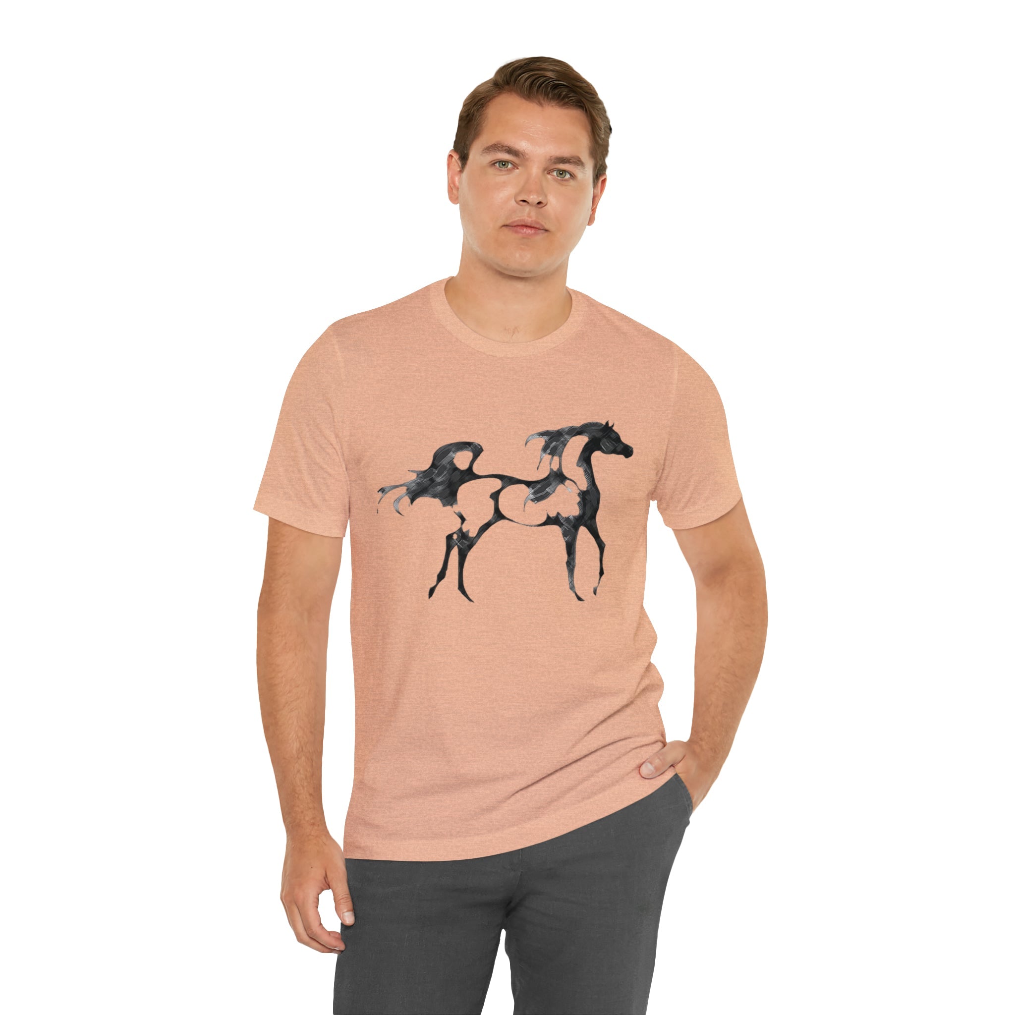 Unisex Jersey Short Sleeve Tee Arabian Horse Print