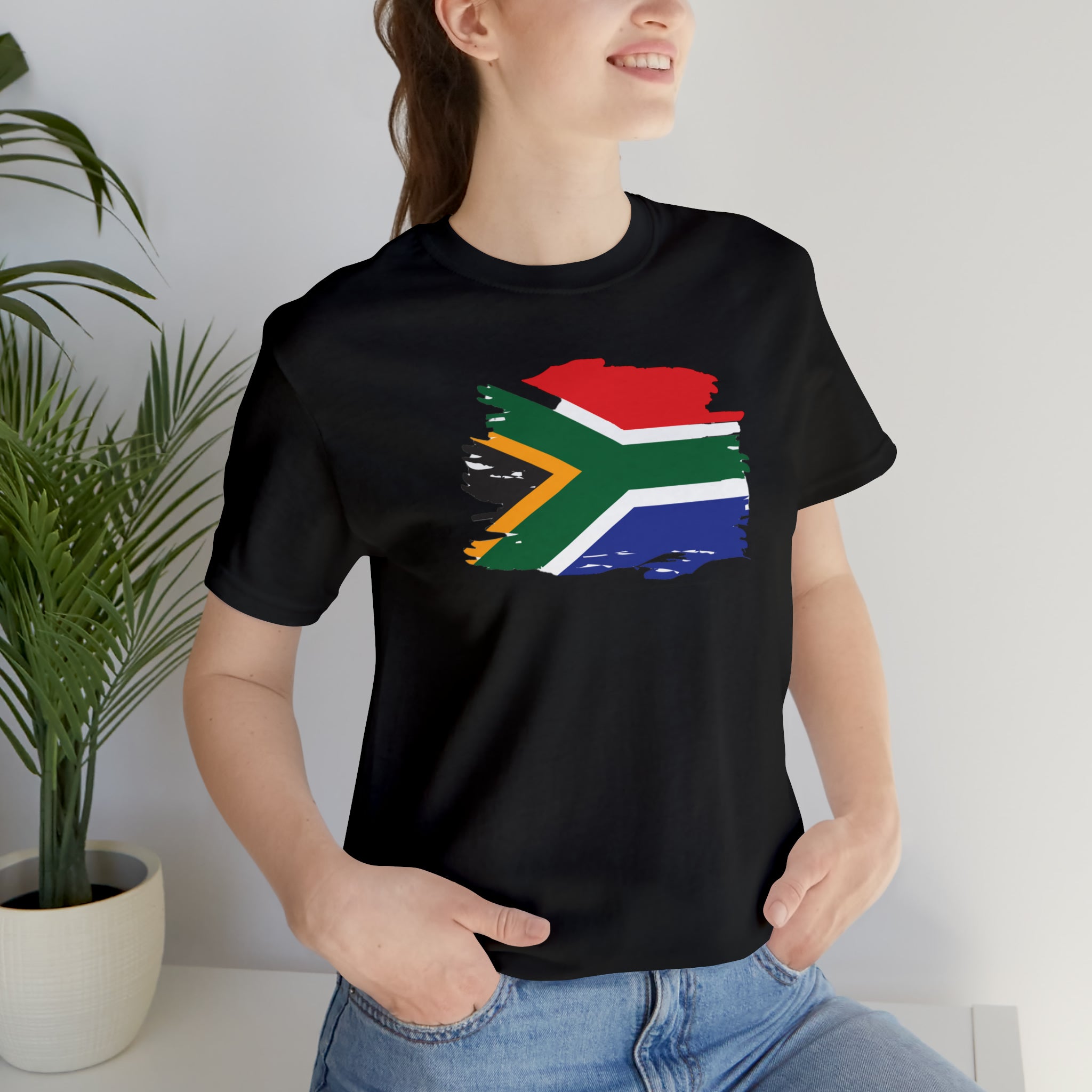 SA Flag Unisex Jersey Short Sleeve Tee