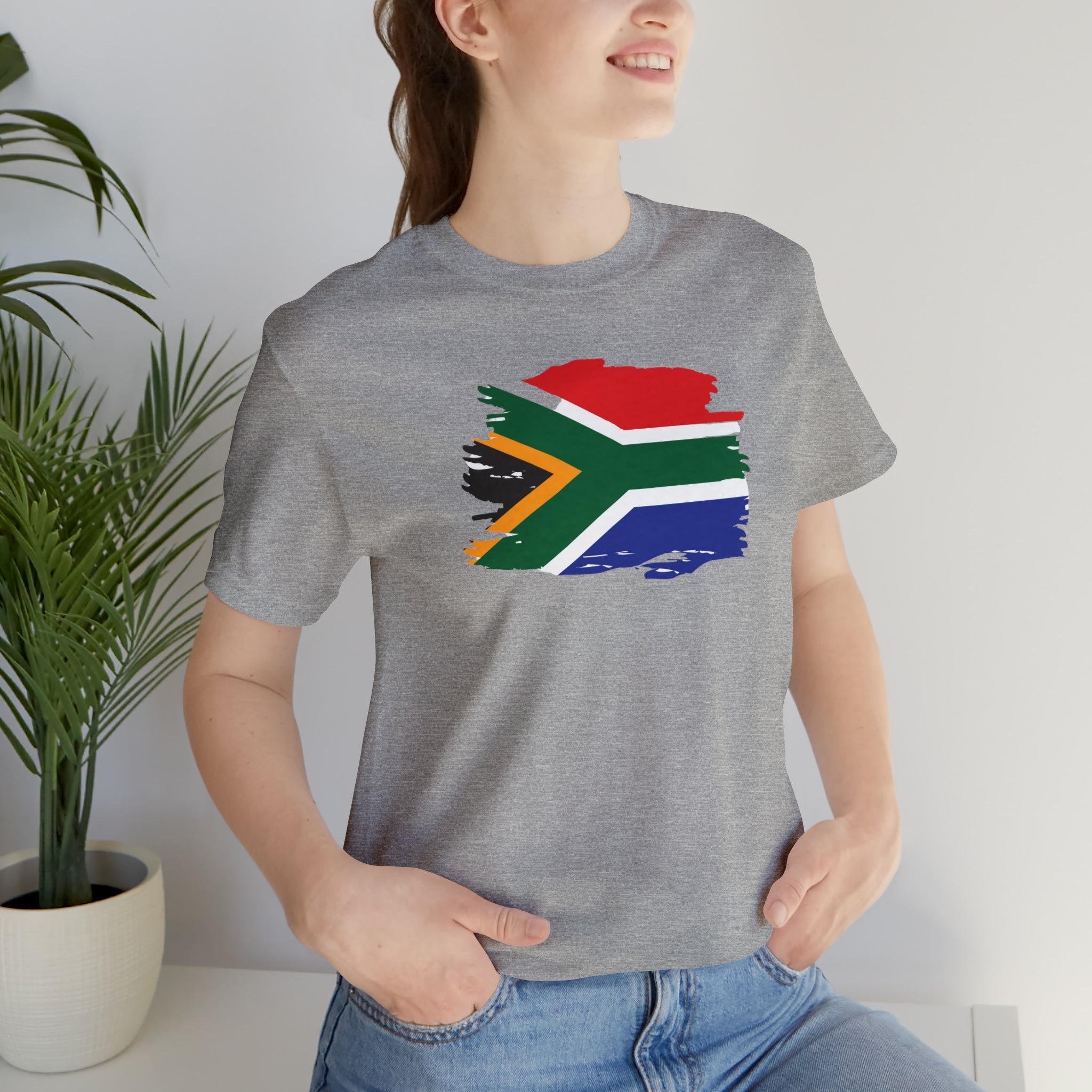 SA Flag Unisex Jersey Short Sleeve Tee