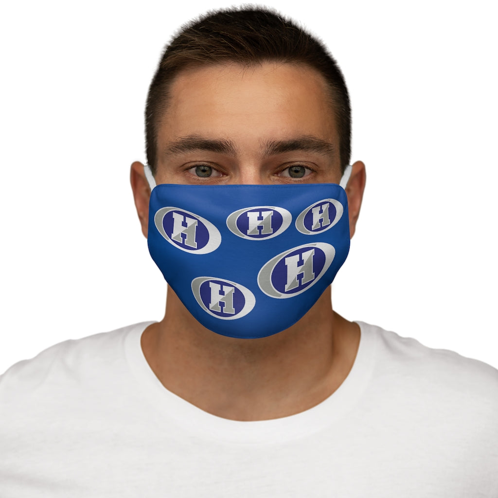 Haskell Snug-Fit Polyester Face Mask Blue