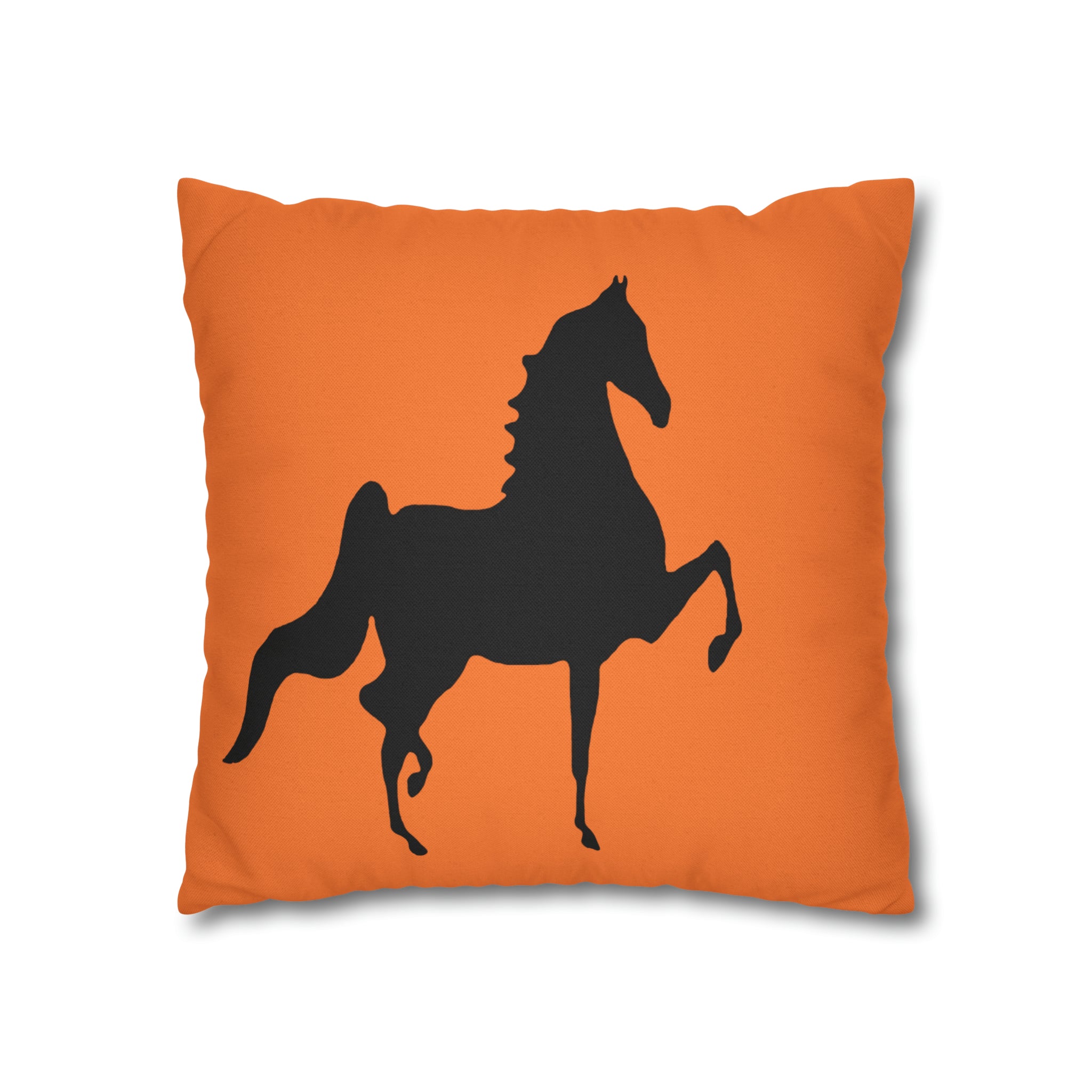 Saddlebred Print Spun Polyester Square Pillow Case