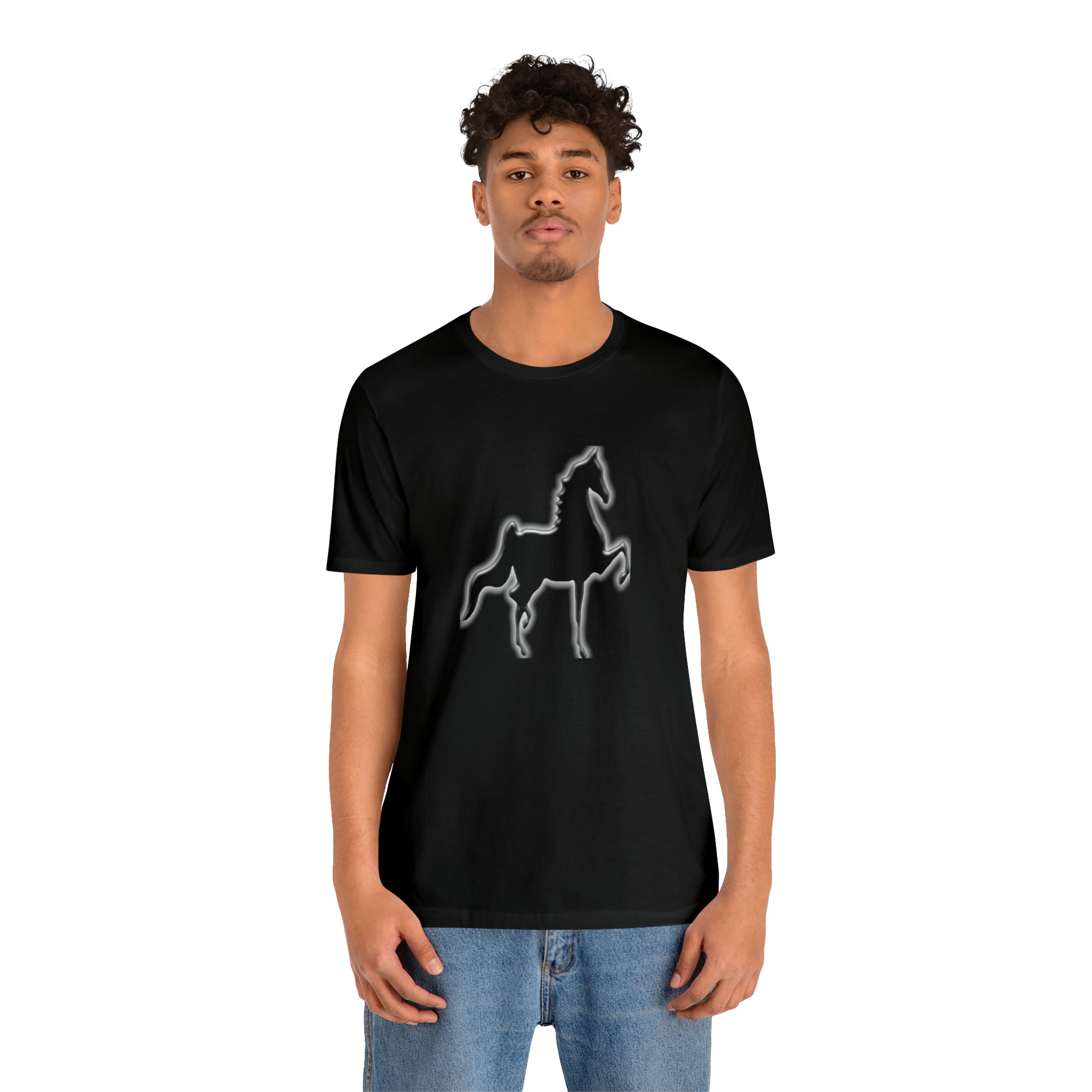 Unisex Jersey Short Sleeve Tee Saddlebred Print