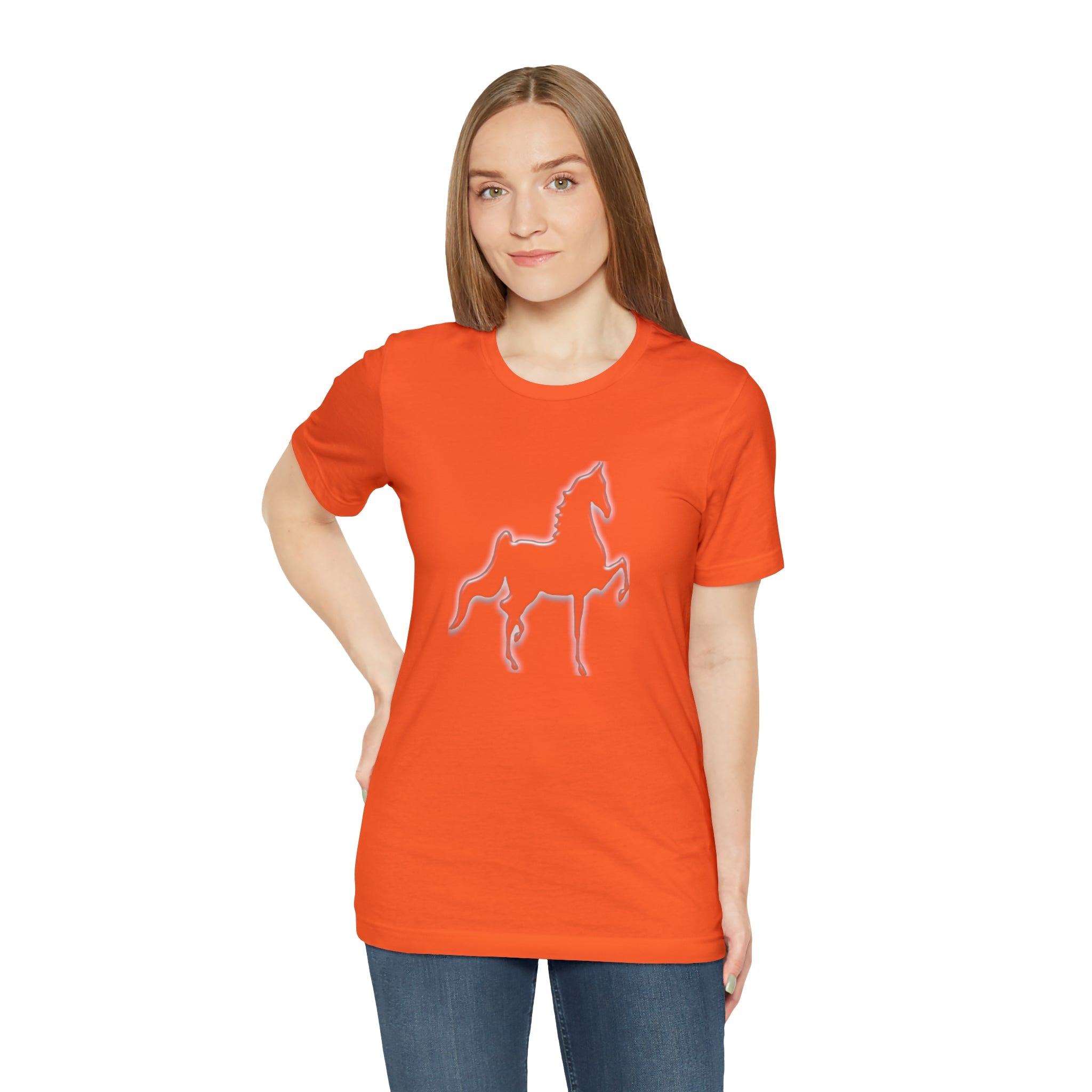 Unisex Jersey Short Sleeve Tee Saddlebred Print