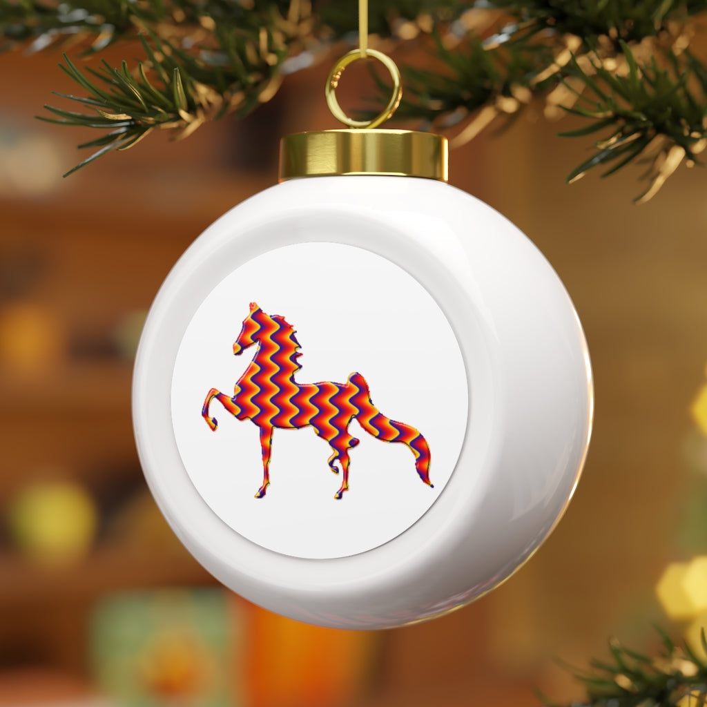 Saddlebred Christmas Ball Ornament