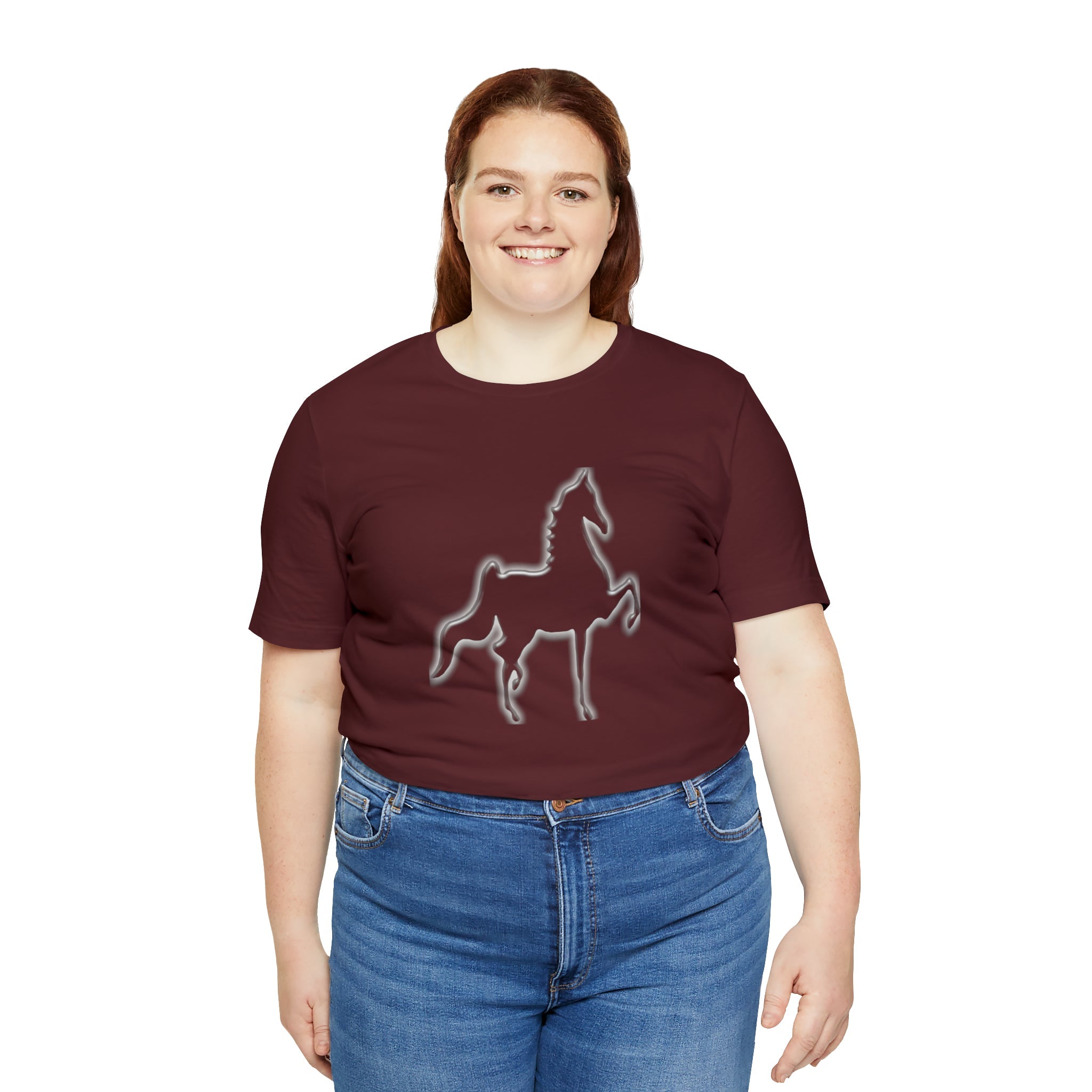 Unisex Jersey Short Sleeve Tee Saddlebred Print