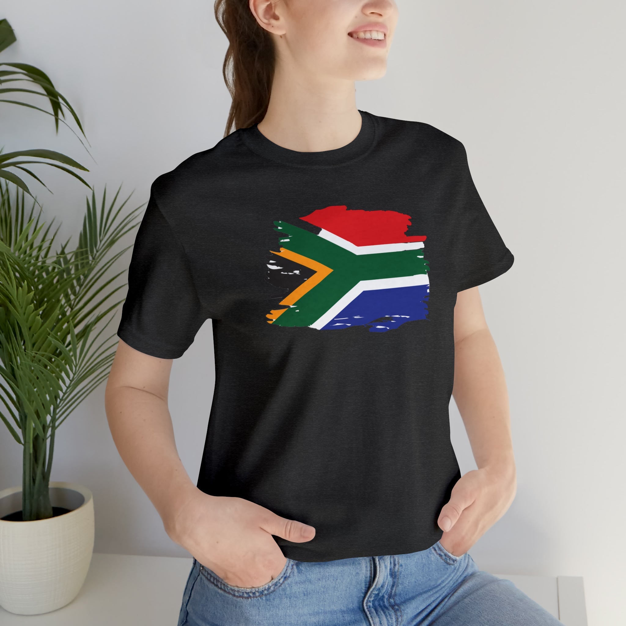 SA Flag Unisex Jersey Short Sleeve Tee