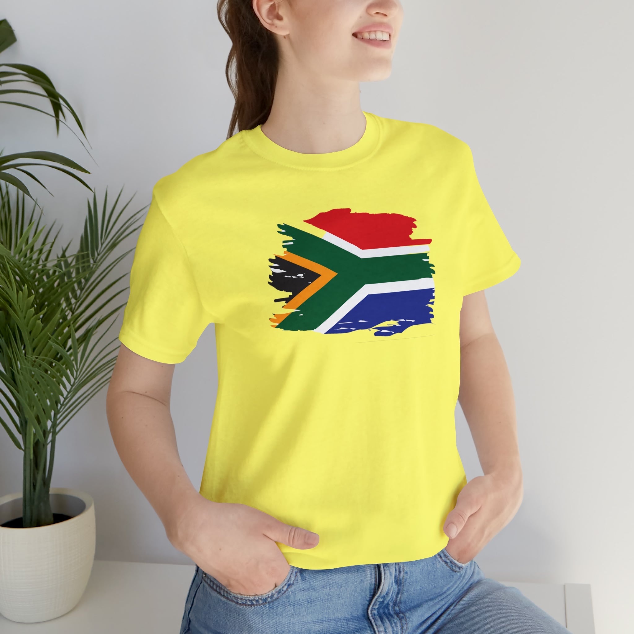 SA Flag Unisex Jersey Short Sleeve Tee