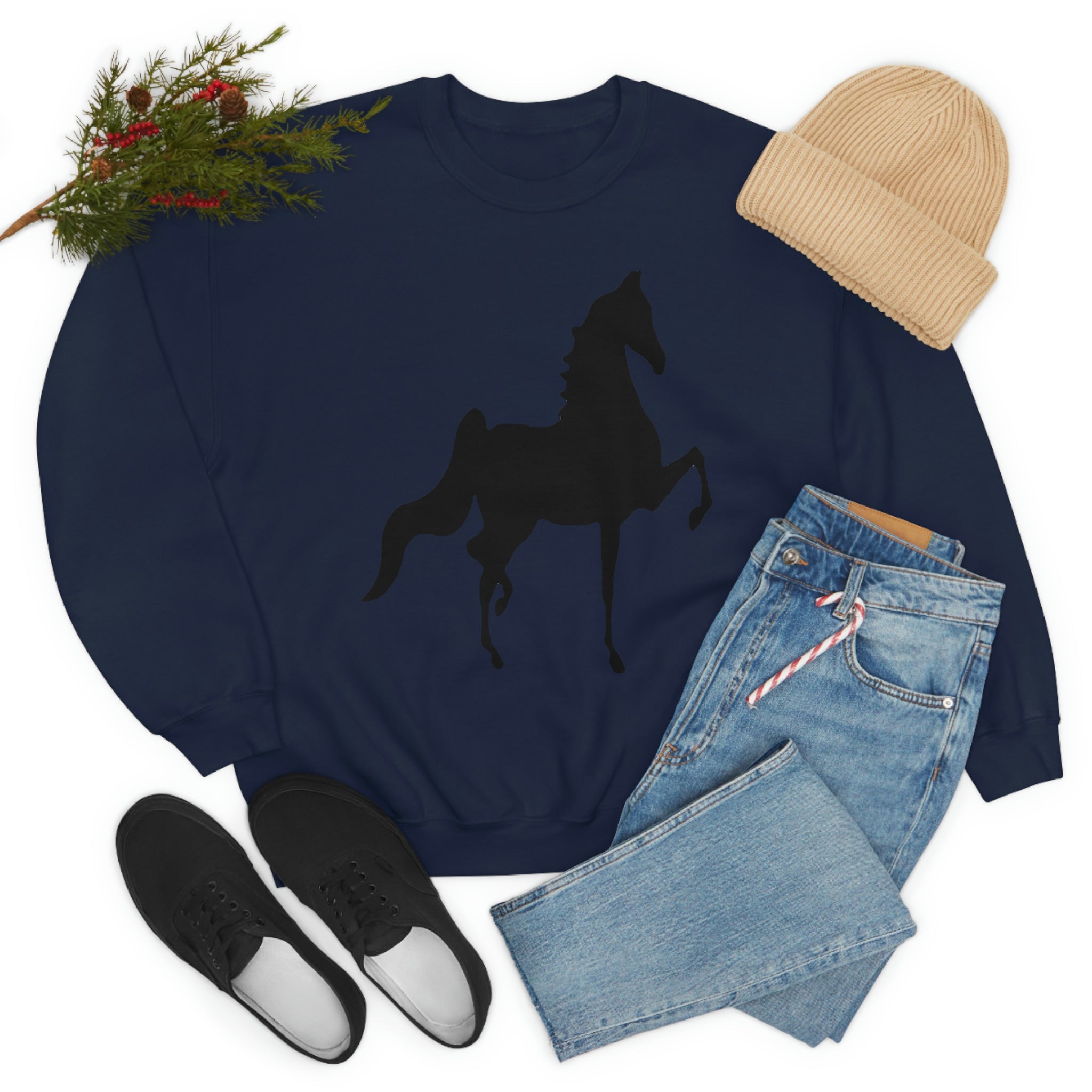 Saddlebred Print Unisex Heavy Blend™ Crewneck Sweatshirt