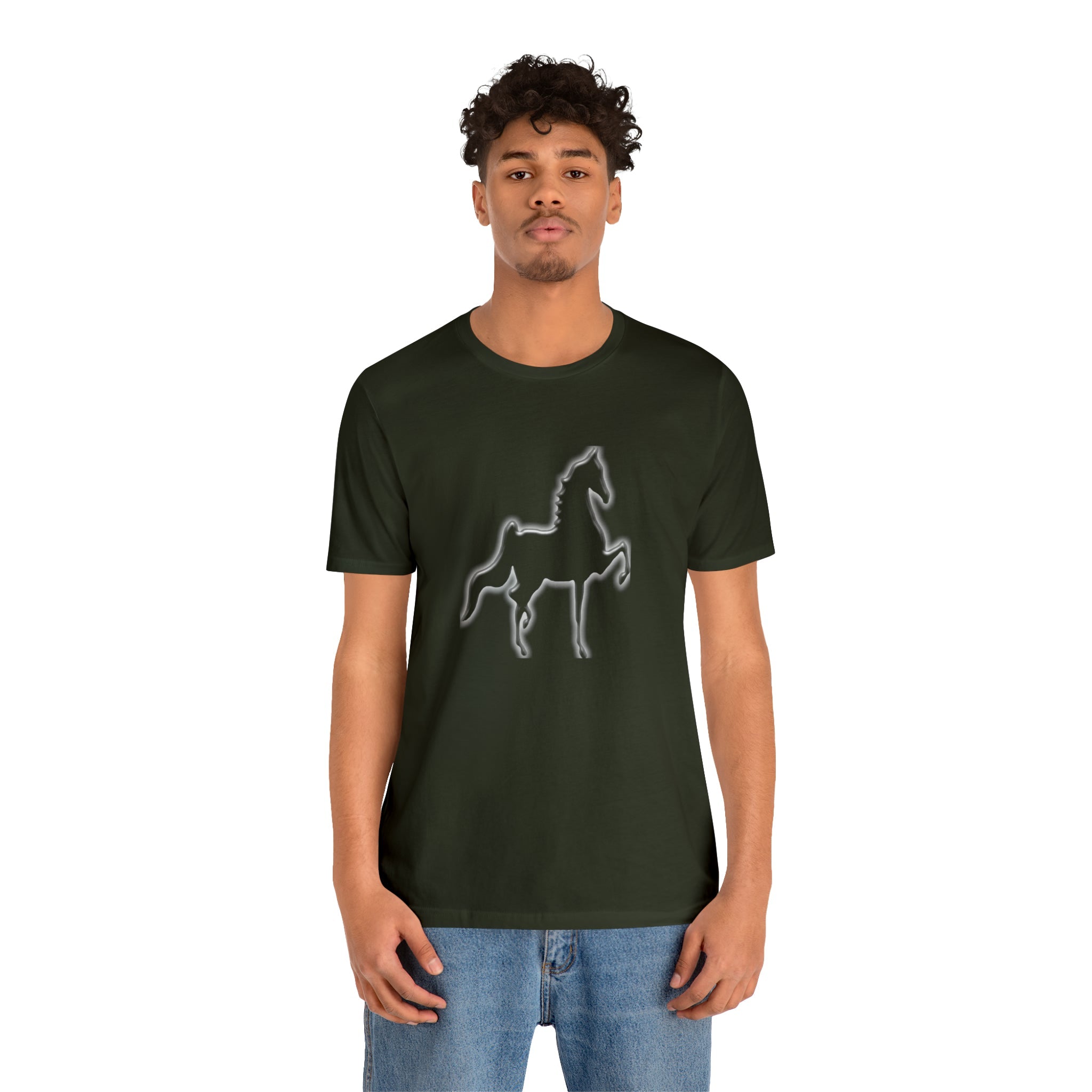 Unisex Jersey Short Sleeve Tee Saddlebred Print