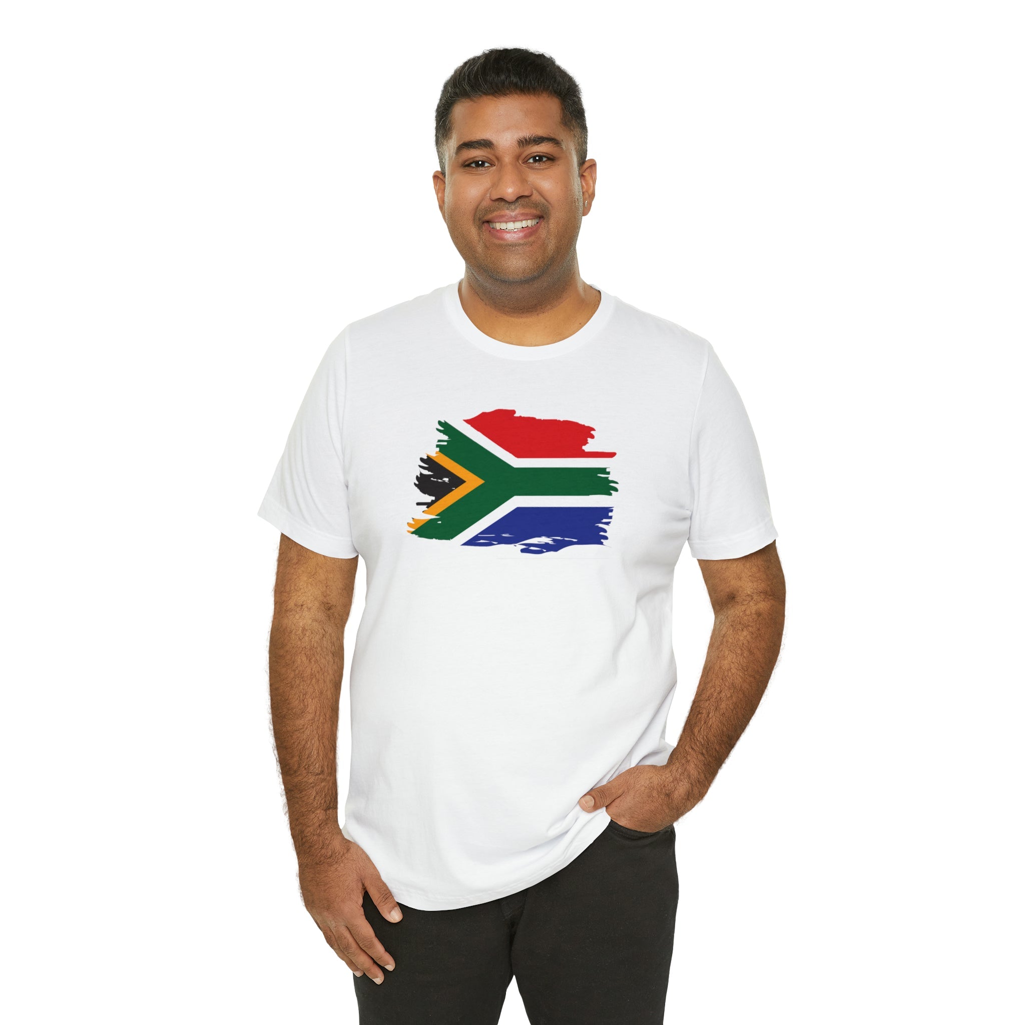 SA Flag Unisex Jersey Short Sleeve Tee