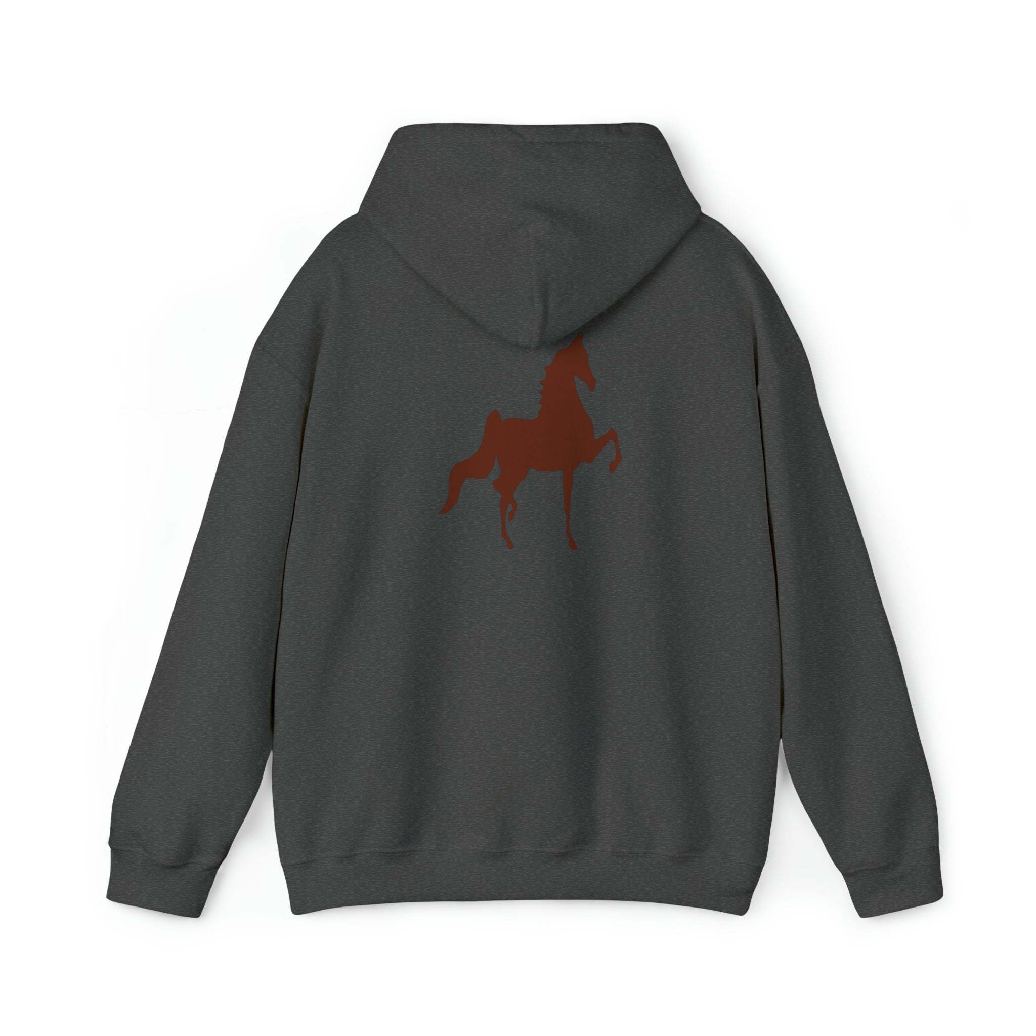 Unisex Heavy Blend™ Hooded Sweatshirt Front and Back Saddlebred Print